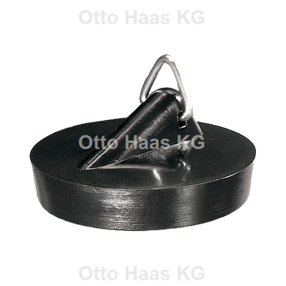 Haas Ventilstopfen Komfort 48,5 mm für Abläufe schwarz