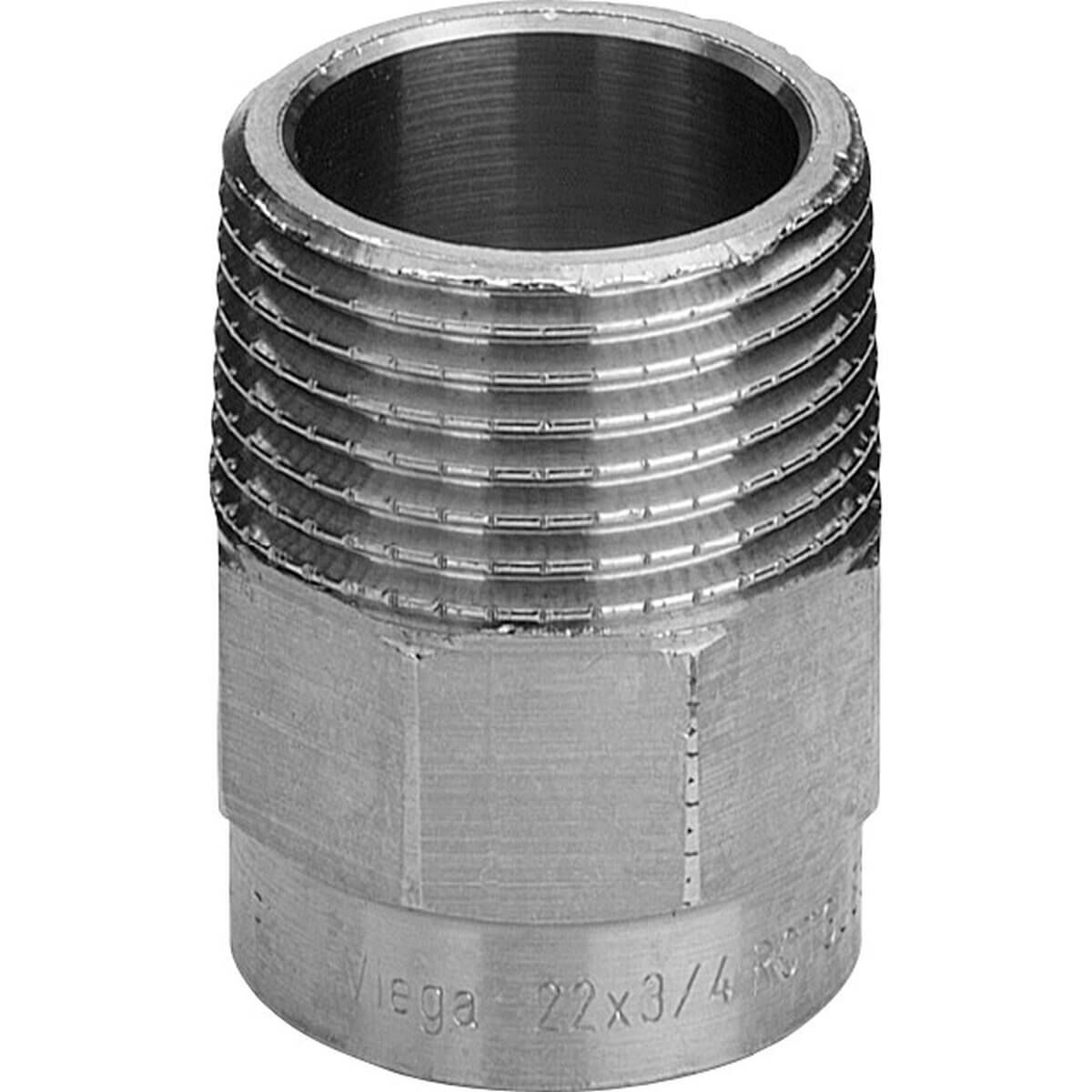 Viega Übergangsnippel 94243 G 18 mm x R 1/2 Rotguss
