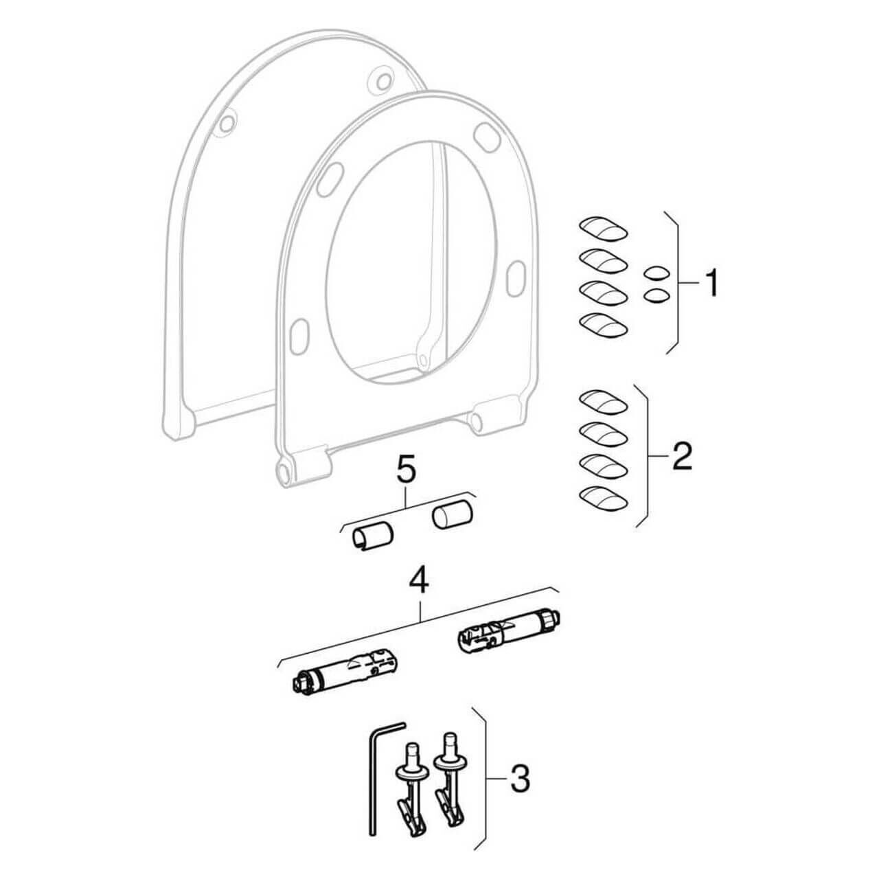 Geberit Wand-WC Icon weiß