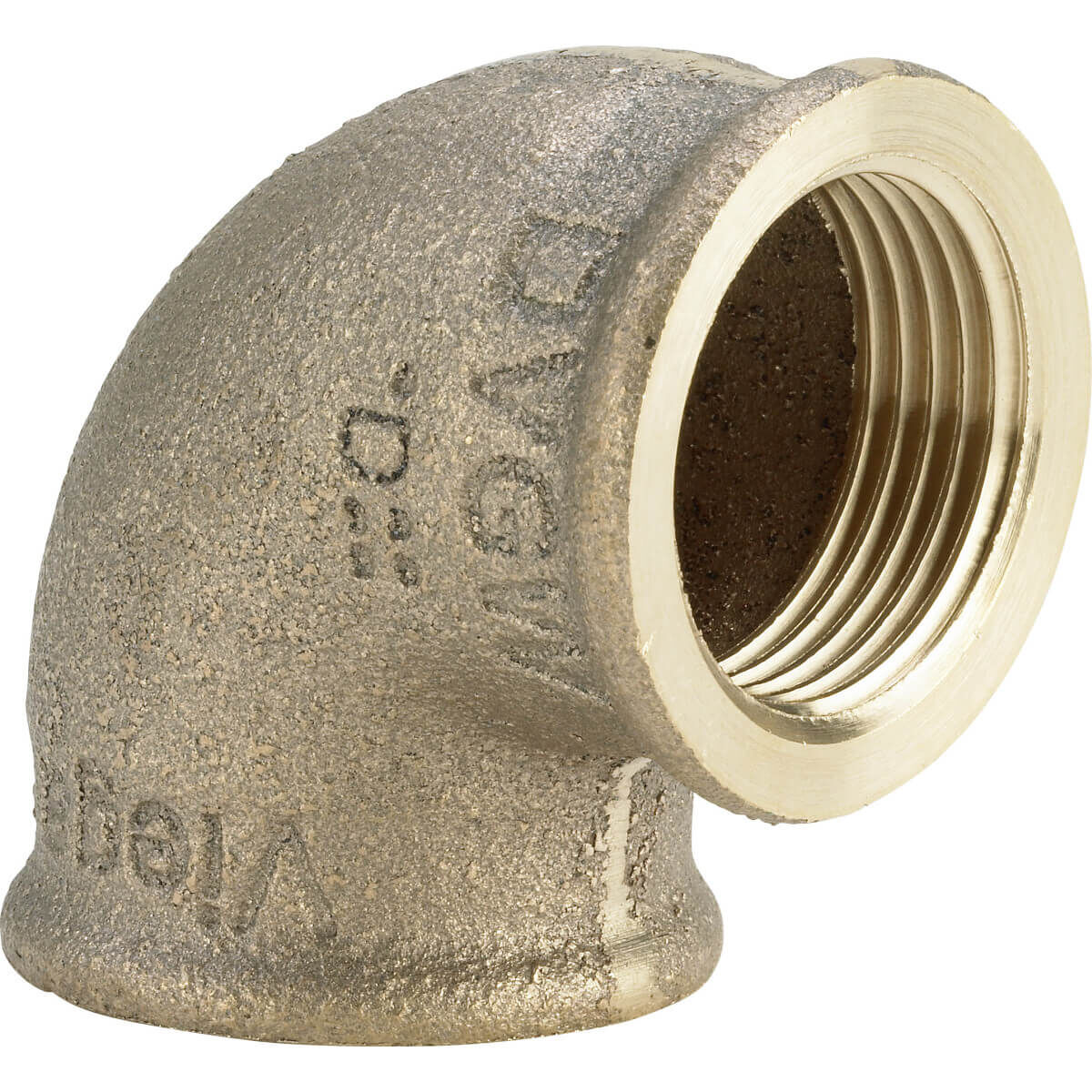 Viega Bogen 3090 Rp 1/4 90° Rotguss