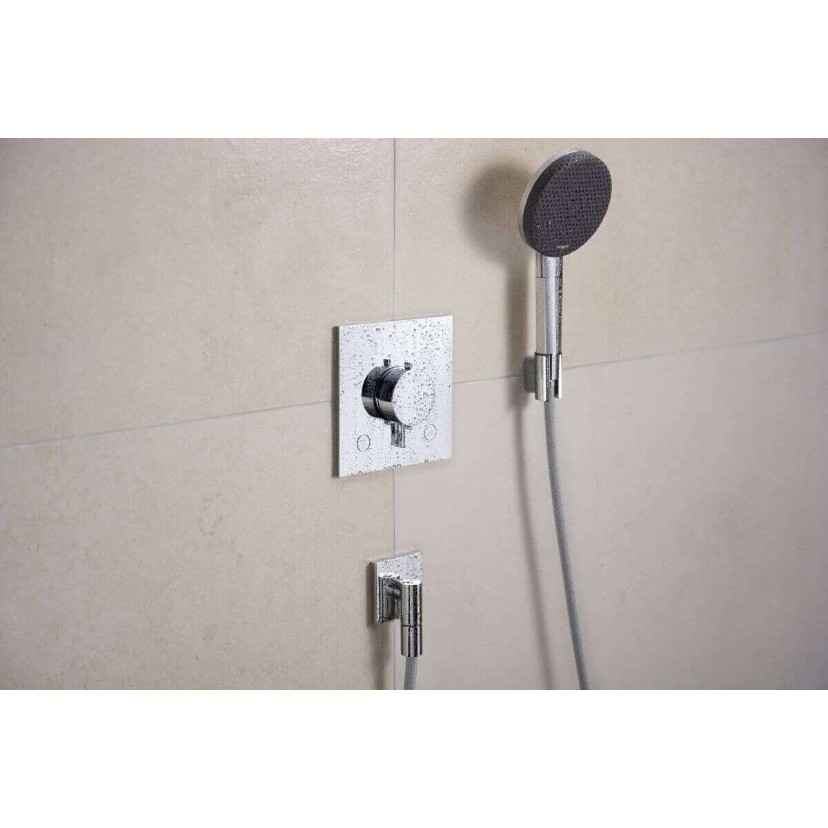 Hansgrohe Thermostat Ecostat Comfort E UP für 2 Verbraucher 24 l/min chrom