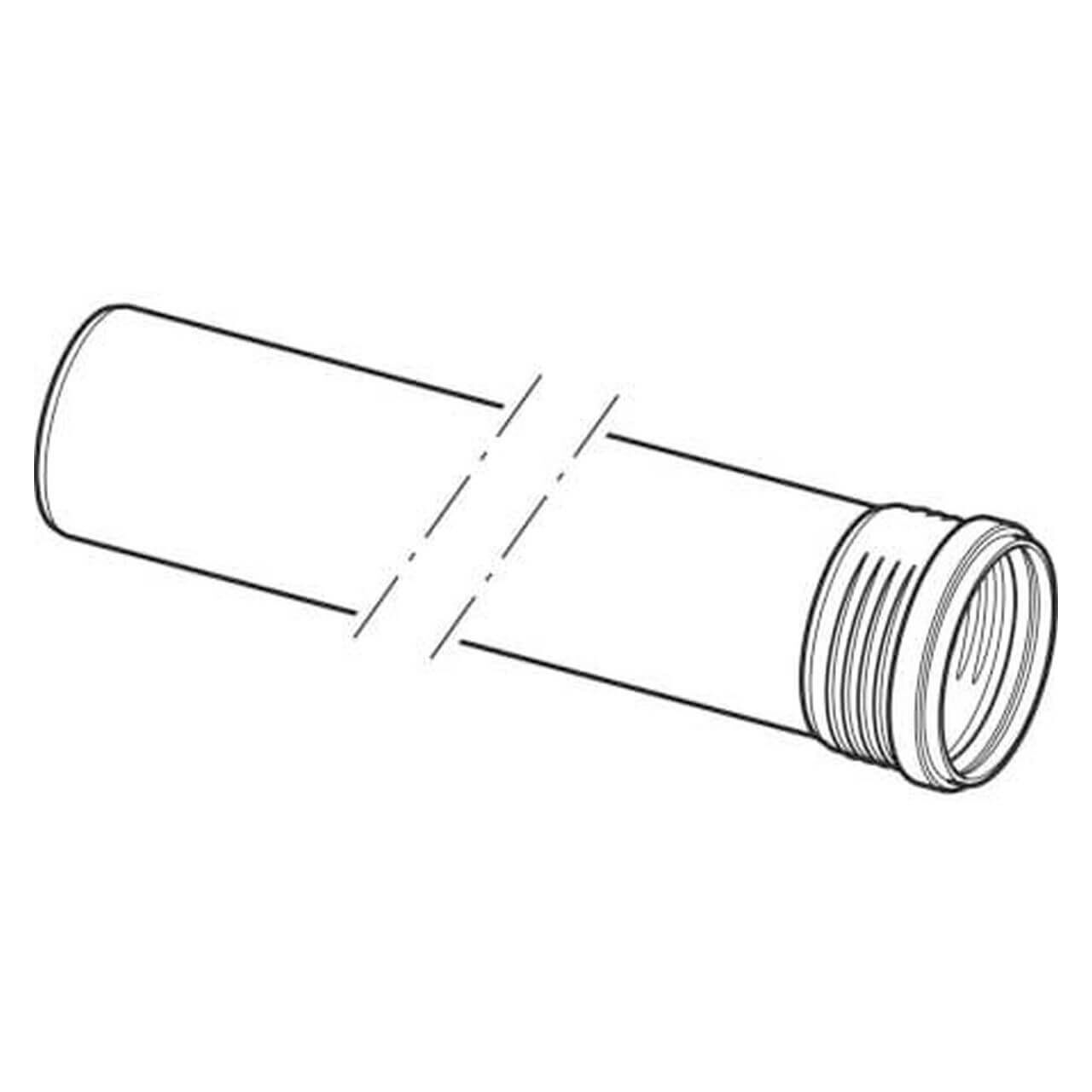 Geberit Rohr Silent PP DN 100 2000 mm mit Muffe schalloptimiert