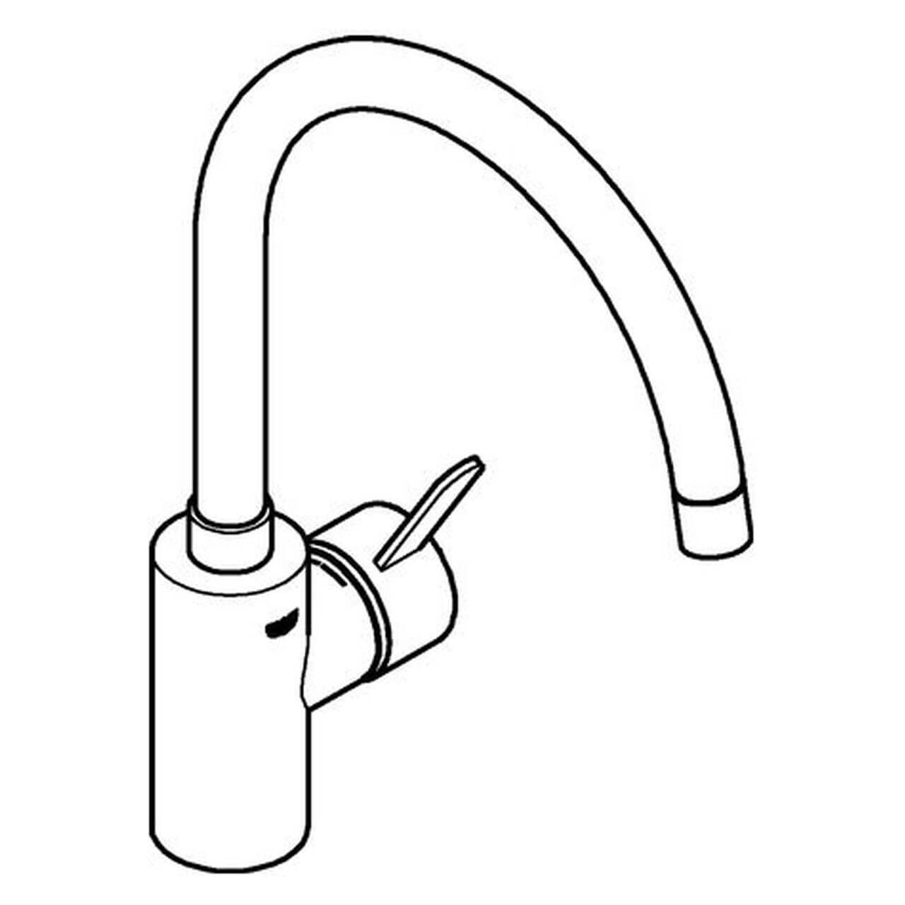 Grohe Spültischarmatur Eurosmart Cosmopolitan Chrom mit hohem Auslauf (32843002) – jetzt bei Meds24 Grohe Spültischarmatur Eurosmart Cosmopolitan Chrom mit hohem Auslauf (32843002)
