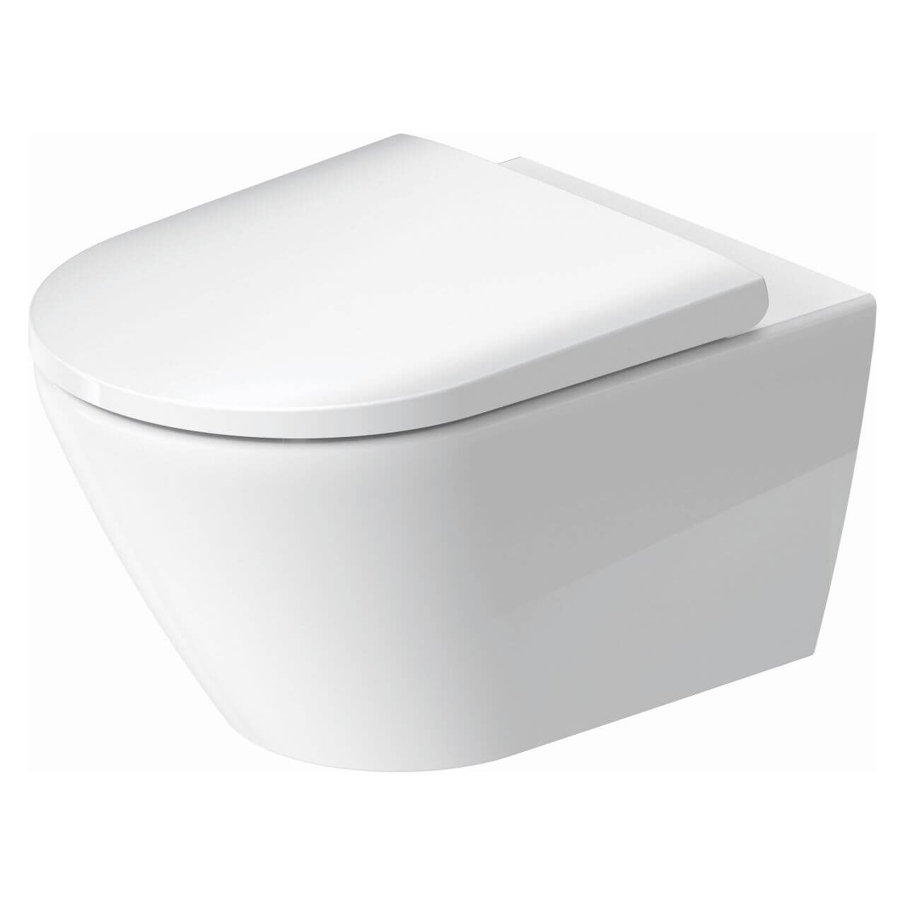 Duravit Wand-Tiefspül-WC-Set D-Neo Rimless Weiß