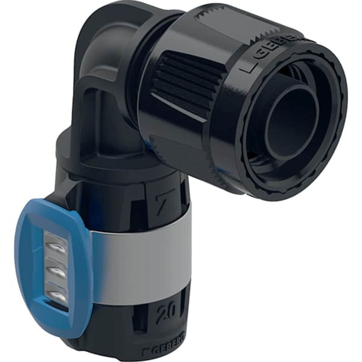 Geberit Übergangswinkel FlowFit mit Masterfix Ø 16 mm 90°