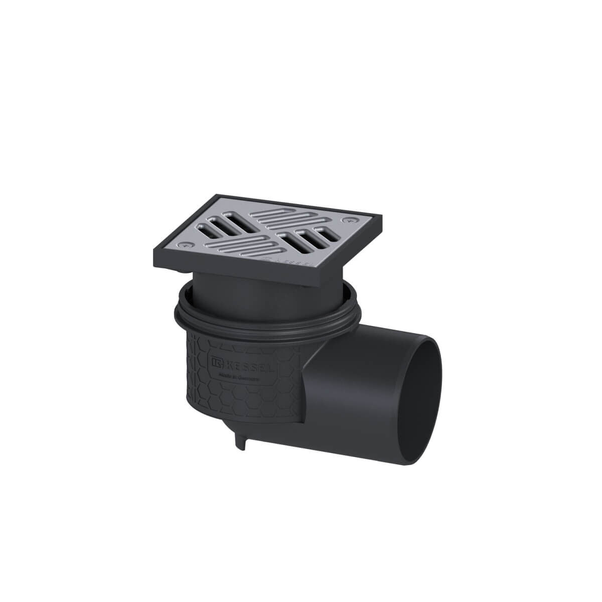Kessel Bodenablauf Practicus DN/DA 100/110 148 x 92 mm Grundkörper