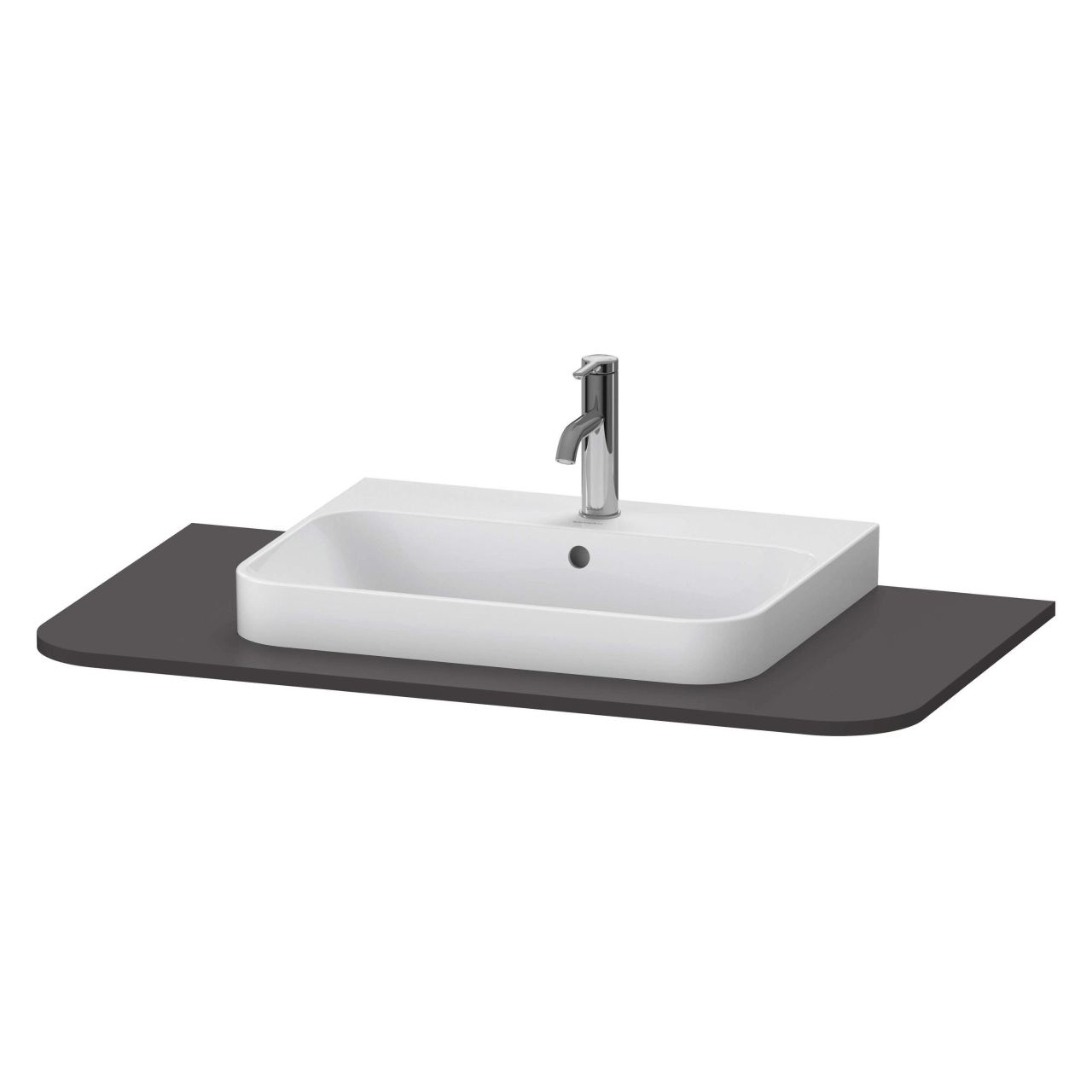 Duravit Waschtisch-Konsole Happy D.2 Plus 100x55 cm Graphit Supermatt 1 Ausschnitt (HP031E08080) – jetzt bei Meds24 Duravit Waschtisch-Konsole Happy D.2 Plus 100x55 cm Graphit Supermatt 1 Ausschnitt (HP031E08080)