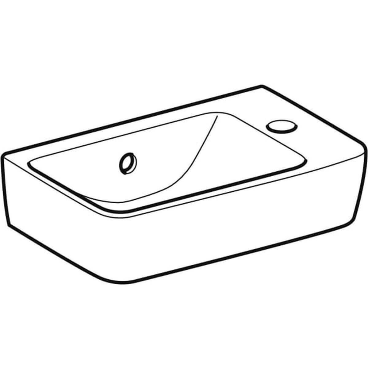 Geberit Handwaschbecken Renova Compact 40x25 cm