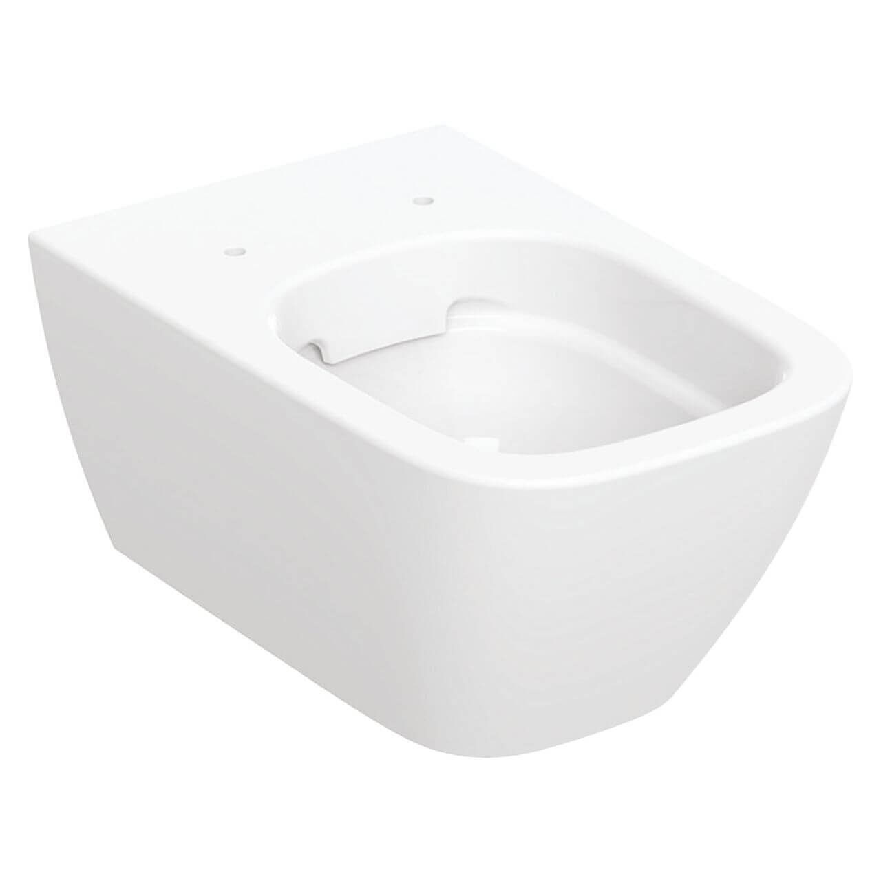 Geberit Wand-WC Smyle Square Rimfree KeraTect 4,5 l Weiß