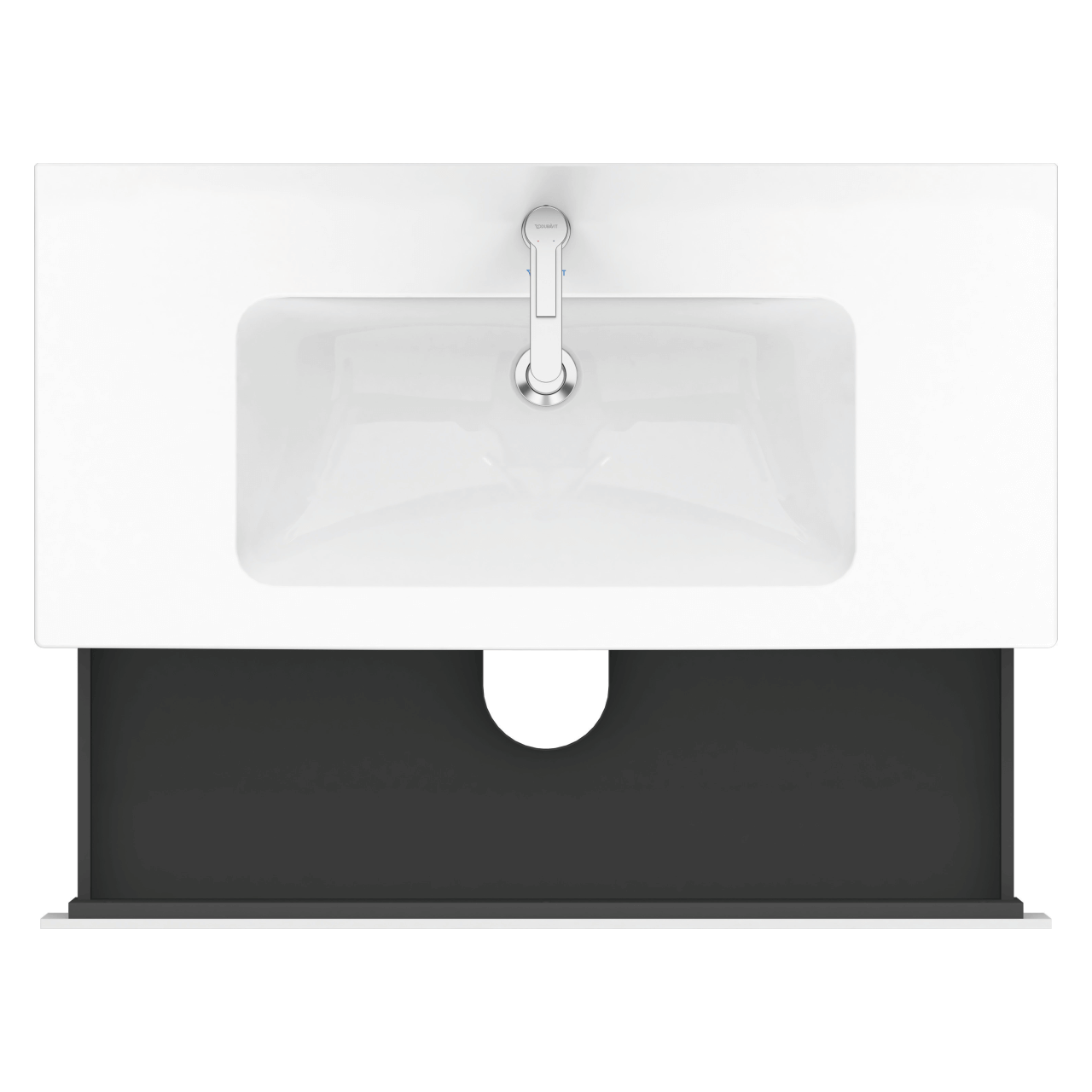 Duravit Waschtischunterschrank L-Cube 102 cm Weiß Matt 2 Schubkästen wandhängend (LC624201818)