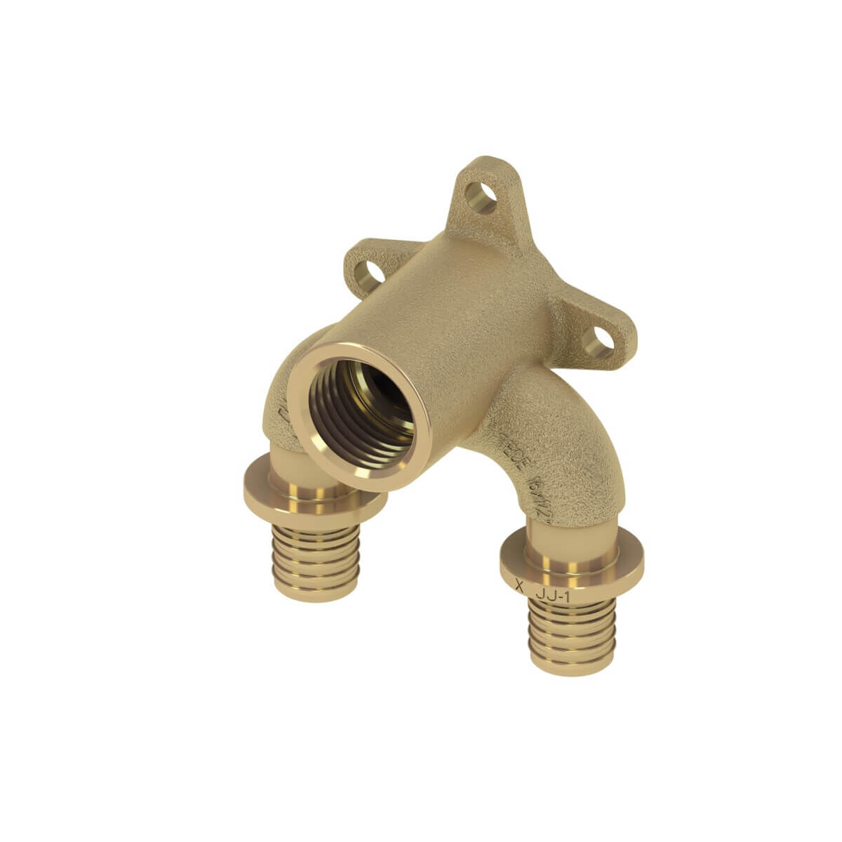 Tece U-Doppel-Wandscheibe TECEflex 16 x Rp 1/2 x 16 mm druckverlustoptimiert