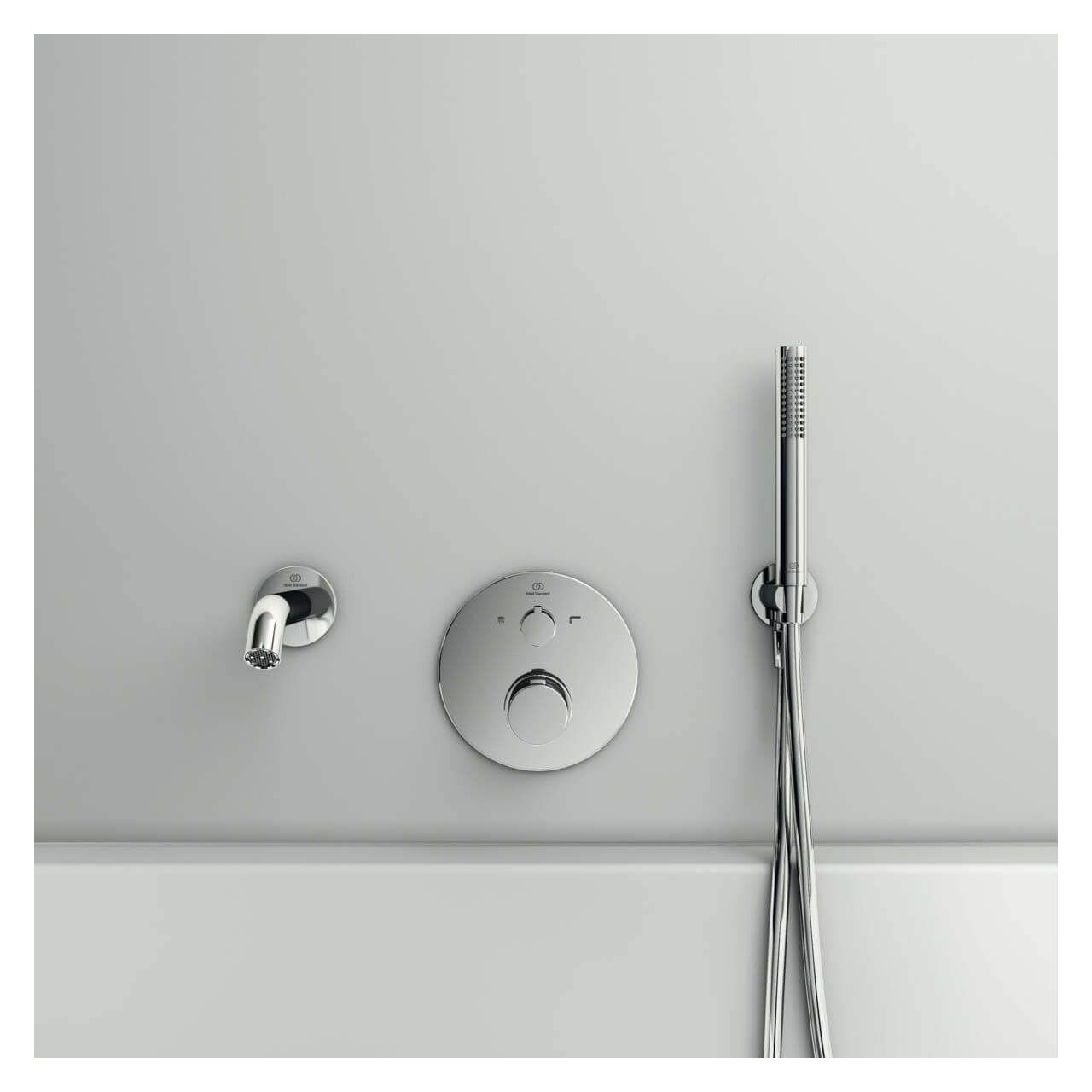 Ideal Standard Fertigmontageset Ceratherm T100 Chrom