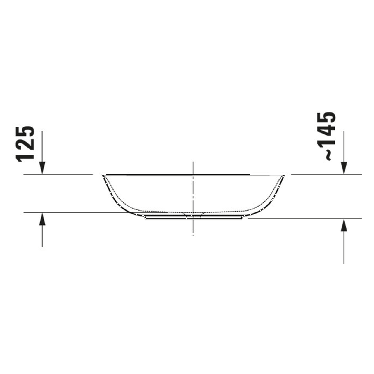 Duravit Waschtisch Me by Starck 60x46 cm Weiß mit Hahnloch und Überlauf