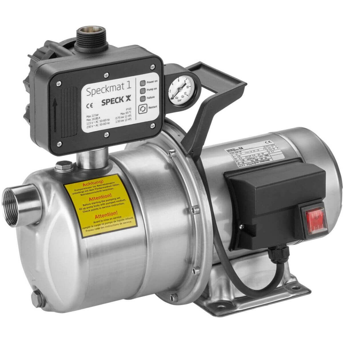 Speck - Kreiselpumpe - SGM-Speckmat 101 | Schaltgerät | Trockenlaufschutz