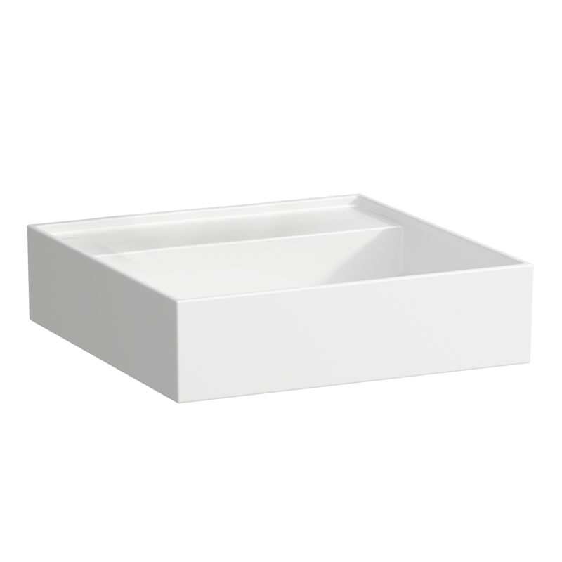 Laufen Aufsatzhandwaschecken KARTELL 46x46cm, o. ÜL, ohne Hahnloch, weiß