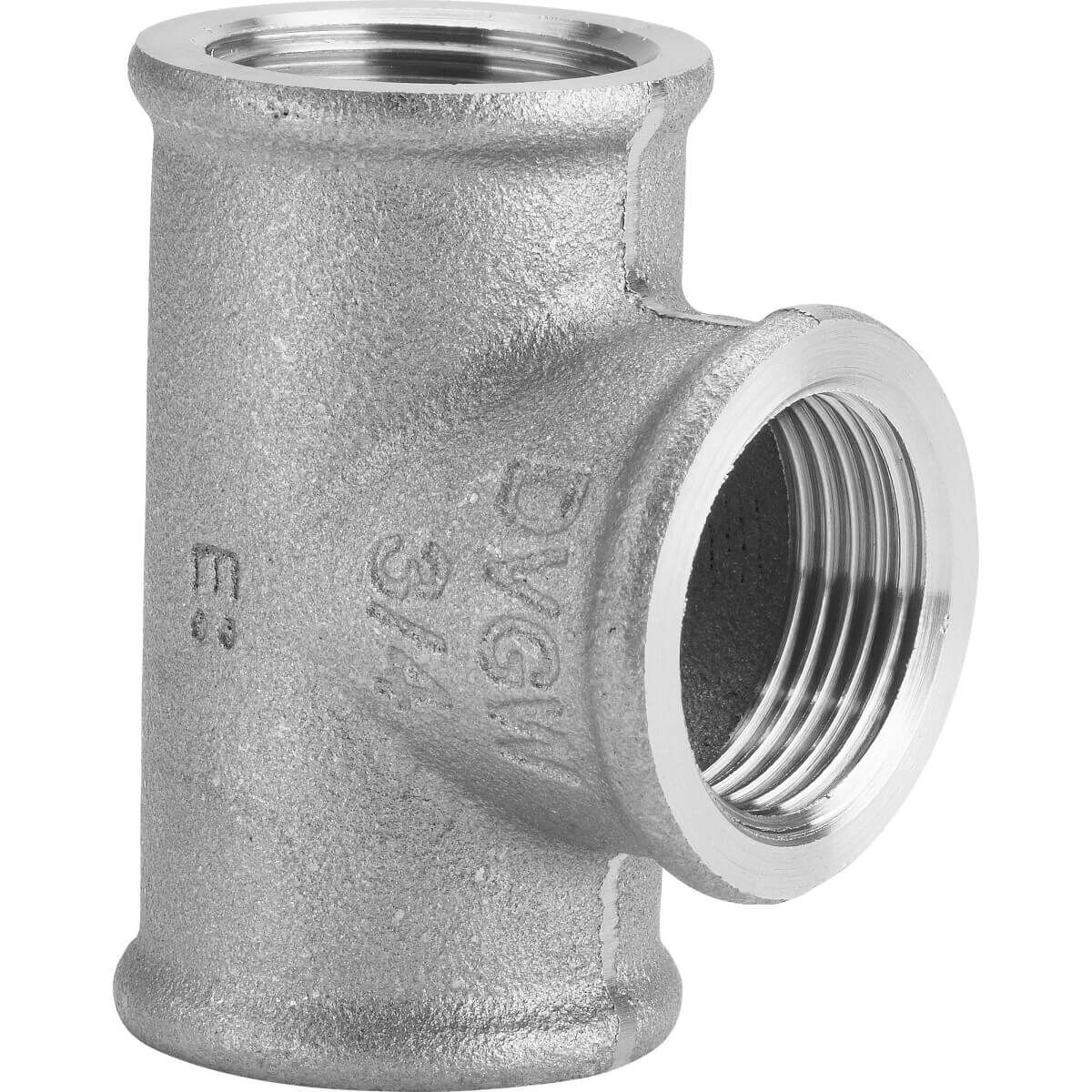 Viega T-Stück 3130 Rp 3/4 x Rp 1/2 x Rp 3/4 Rotguss