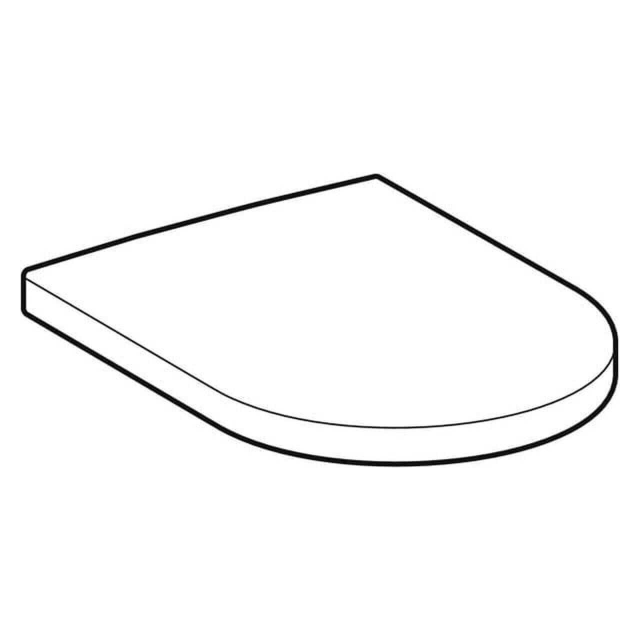Geberit WC-Sitz iCon Absenkautomatik weiß
