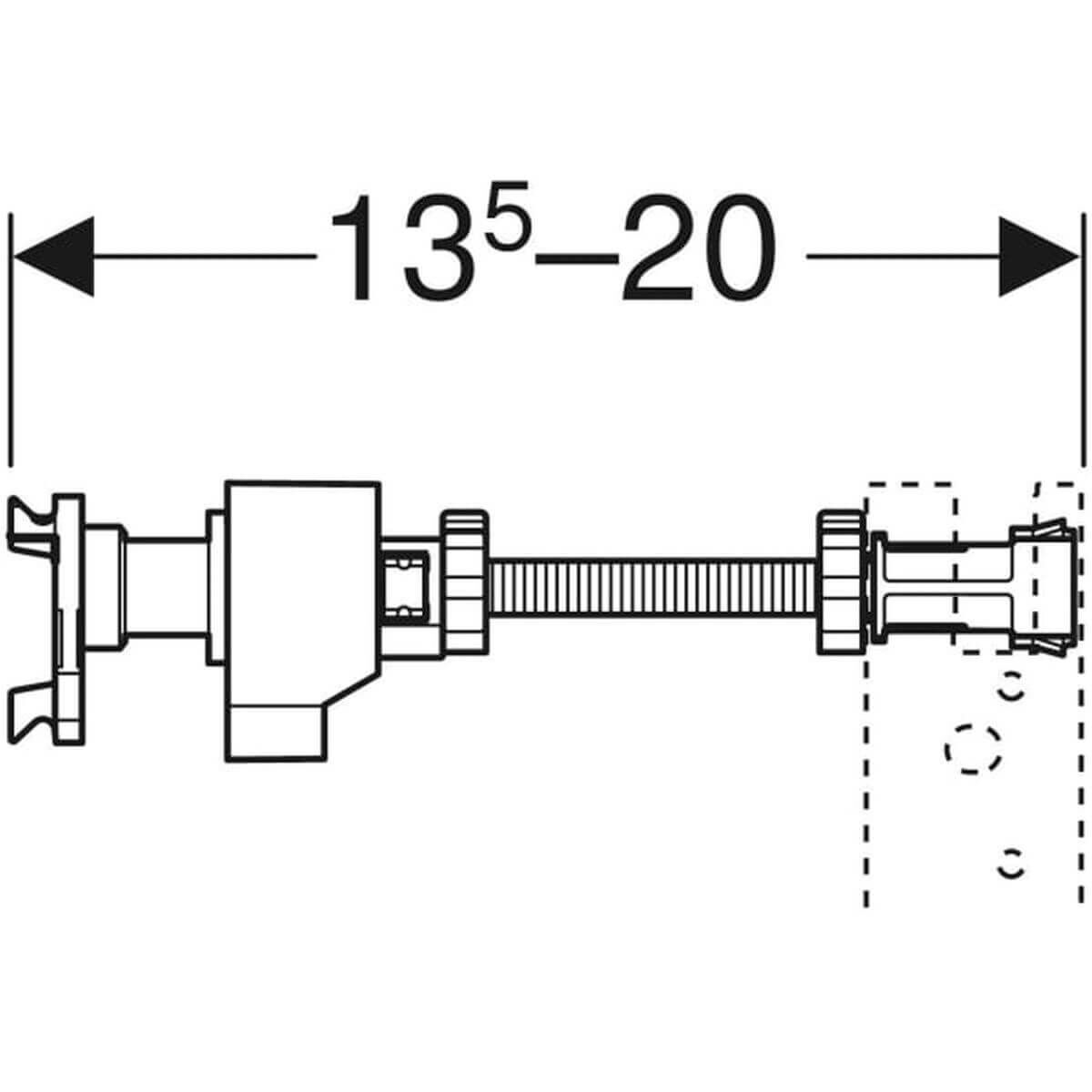 Geberit - Duofix - Wandanker-Set