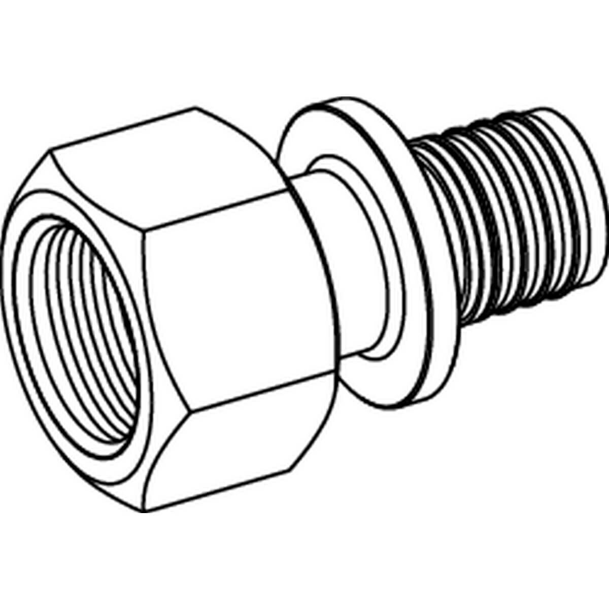 Tece Übergangsmuffe TECEflex 16 mm x Rp 1/2 Siliziumbronze