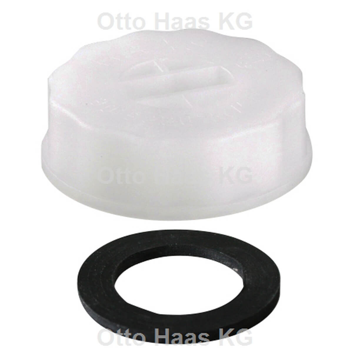 Haas Blindkappe OHA 1" für PE-Unterputz-Geräte-Siphon natur