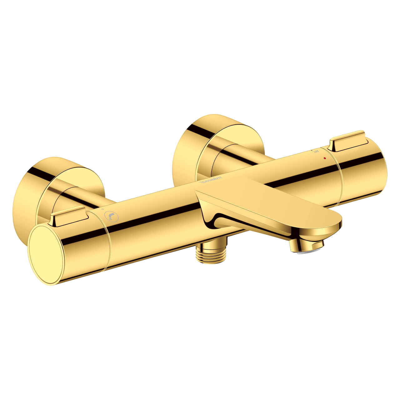 Duravit - Badewannenarmatur - Wave AP Gold poliert | Ab- | Umstellventil
