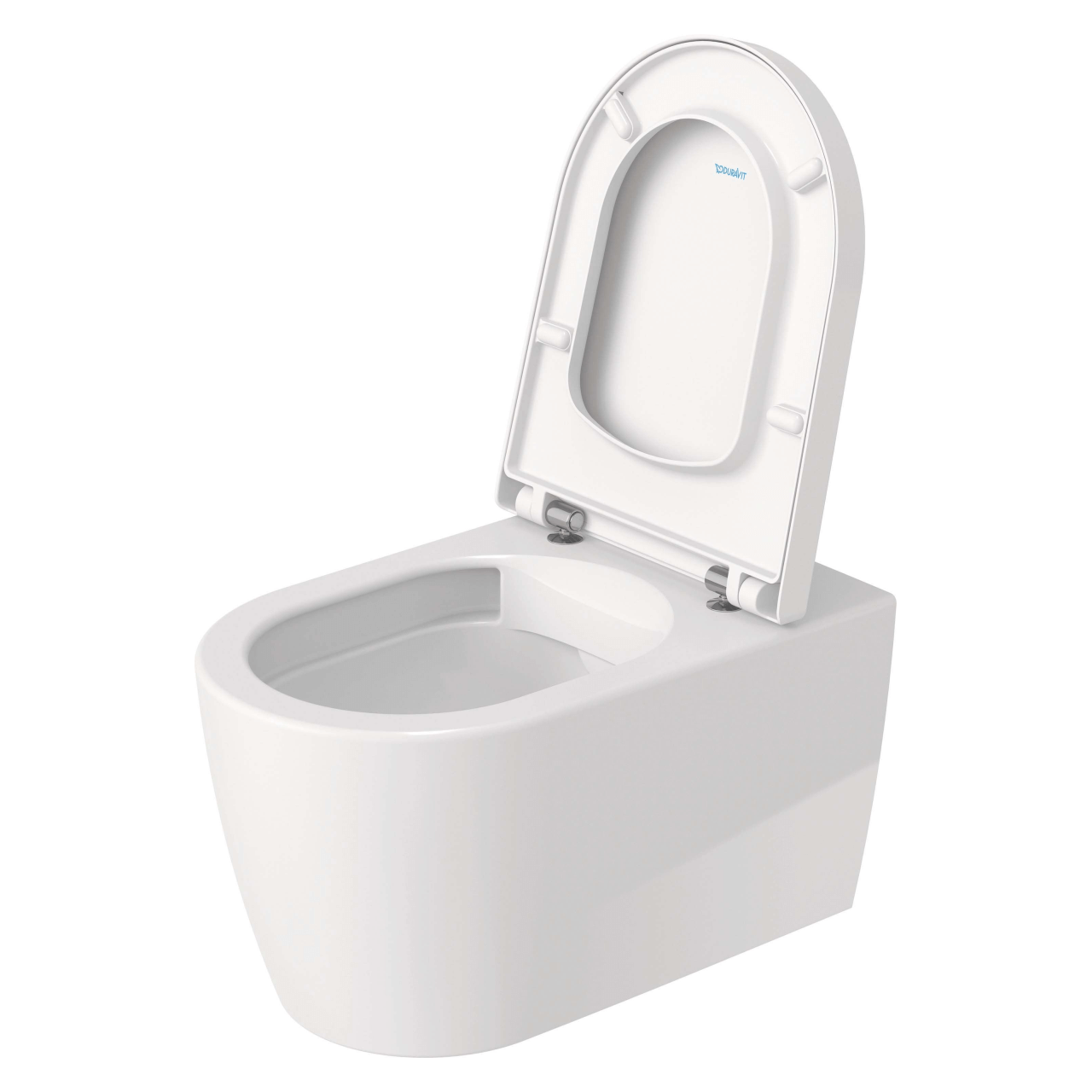 Duravit Wand-Tiefspül-WC Set Me by Starck HygieneFlush Rimless mit WC-Sitz Weiß