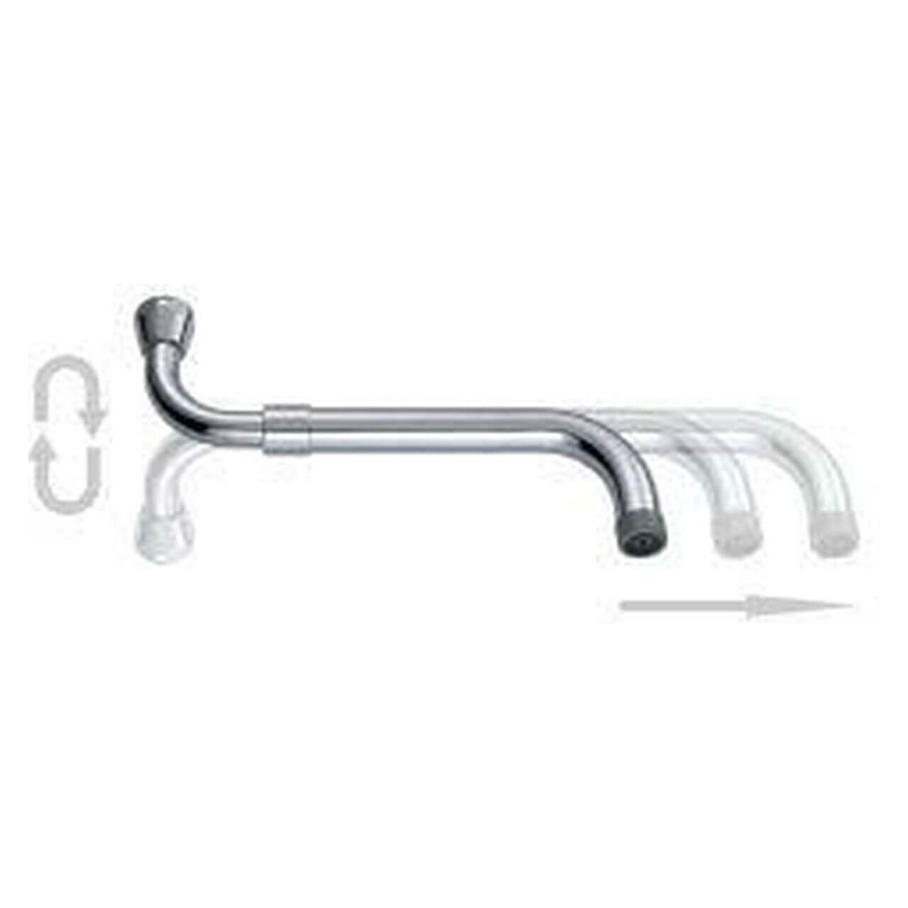 Neoperl S-Auslaufrohr 280–480 mm, Universal 3/4" Chrom (16630096) – jetzt bei Meds24 Neoperl S-Auslaufrohr 280–480 mm, Universal 3/4" Chrom (16630096)