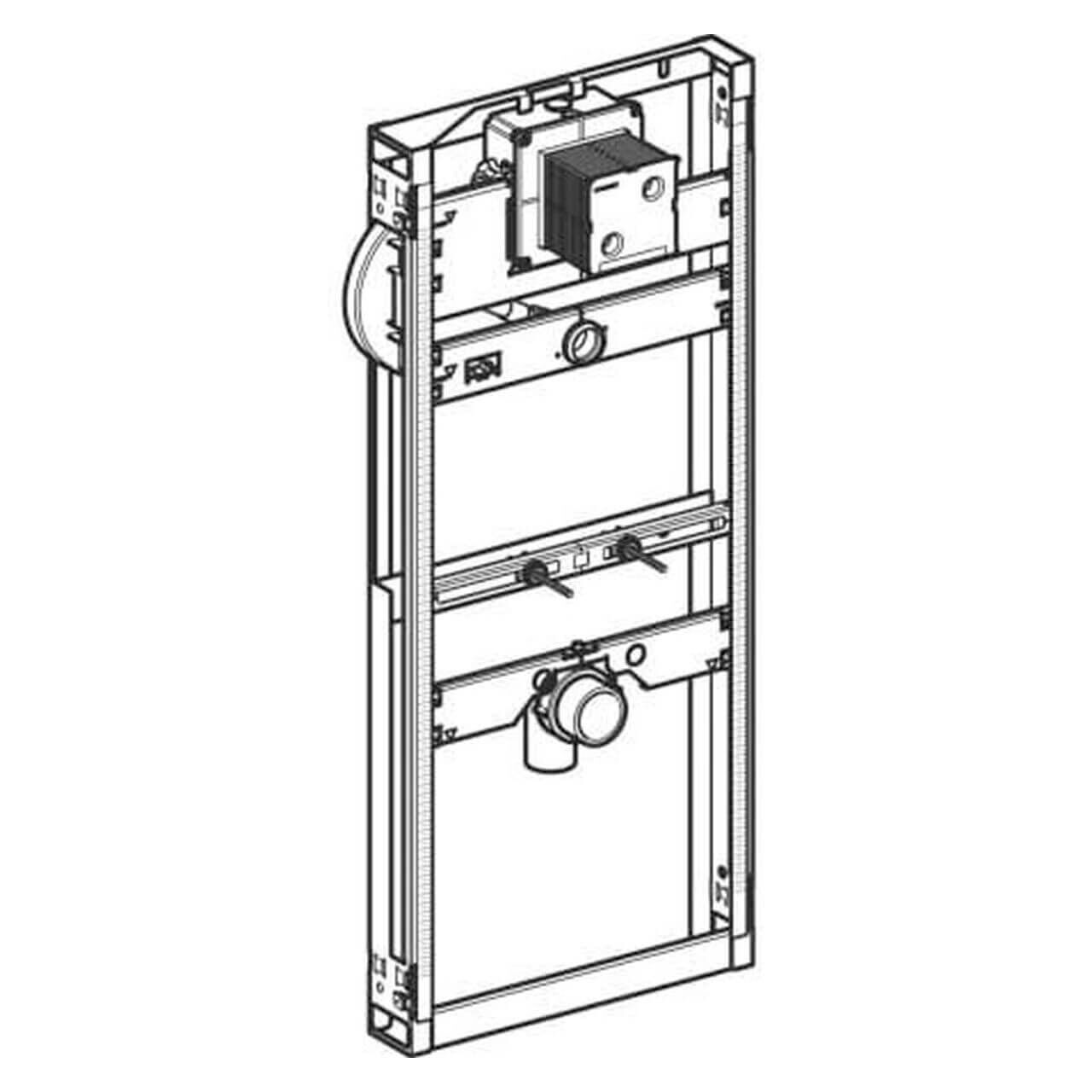 Geberit Urinal-Element GIS 114 cm universell verzinkt