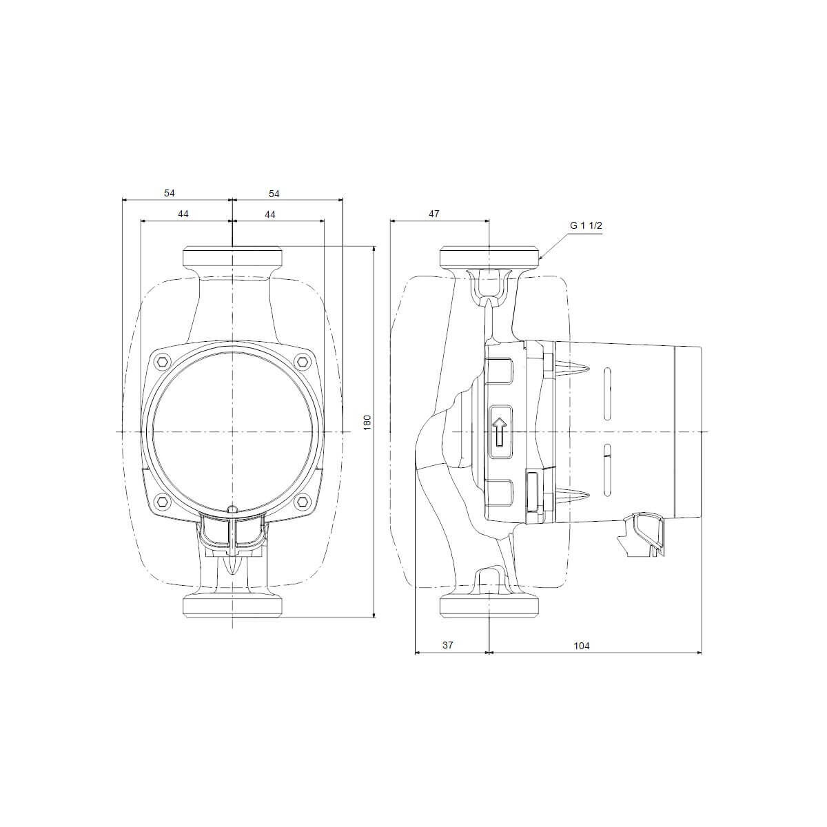 Grundfos Umwälzpumpe Alpha2