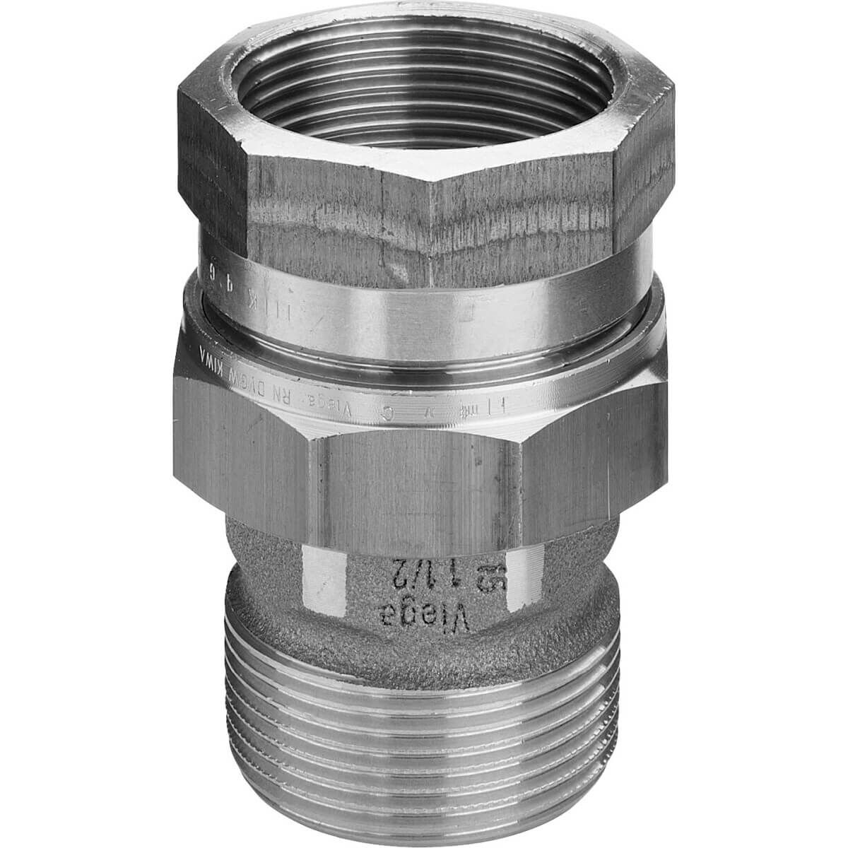 Viega Rohrverschraubung 3331 R 2 x Rp 2 Rotguss