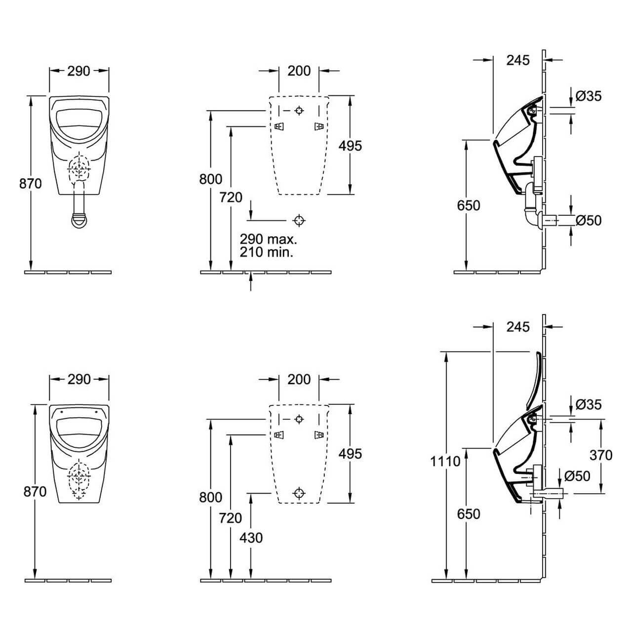 V&B Absaug-Urinal O.NOVO Compact 29 x 49,5 x 24,5 cm, ohne Deckel, weiß (10002057) – jetzt bei Meds24 V&B Absaug-Urinal O.NOVO Compact 29 x 49,5 x 24,5 cm, ohne Deckel, weiß (10002057)
