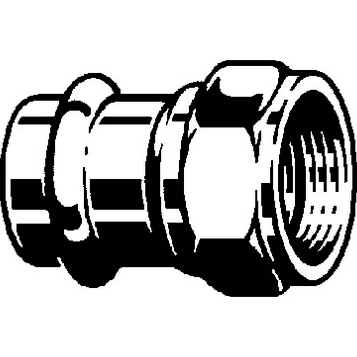 Viega Verschraubung Sanpress 2263 22 mm x G 1 Siliziumbronze