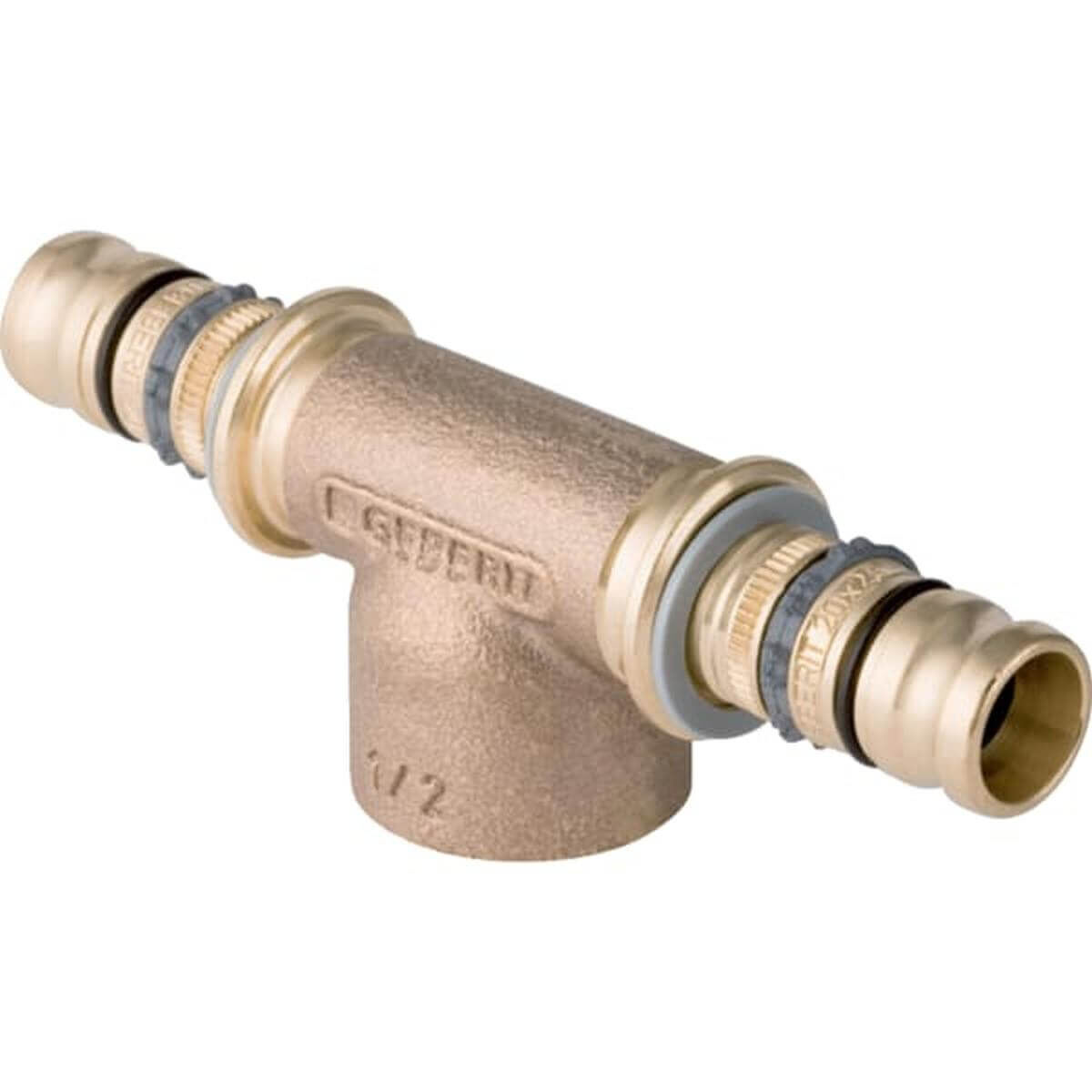 Geberit T-Stück Mepla Ø 26 x Rp 1/2 x 26 mm mit Innengewinde Rotguss