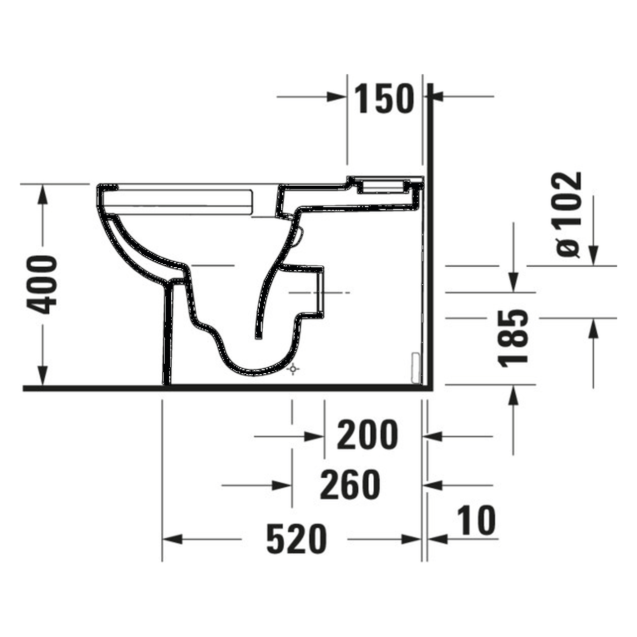 Duravit Stand-Tiefspül-WC Kombi No.1 36,5x65 cm 6 l waagerechter Abgang Rimless Weiß (2182090000) – jetzt bei Meds24 Duravit Stand-Tiefspül-WC Kombi No.1 36,5x65 cm 6 l waagerechter Abgang Rimless Weiß (2182090000)