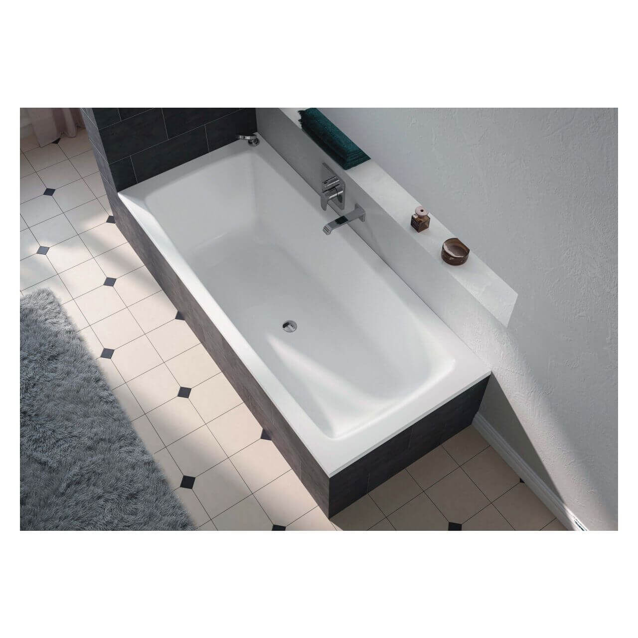 Kaldewei Badewanne CAYONO DUO 180x80 cm Weiß (272500010001)