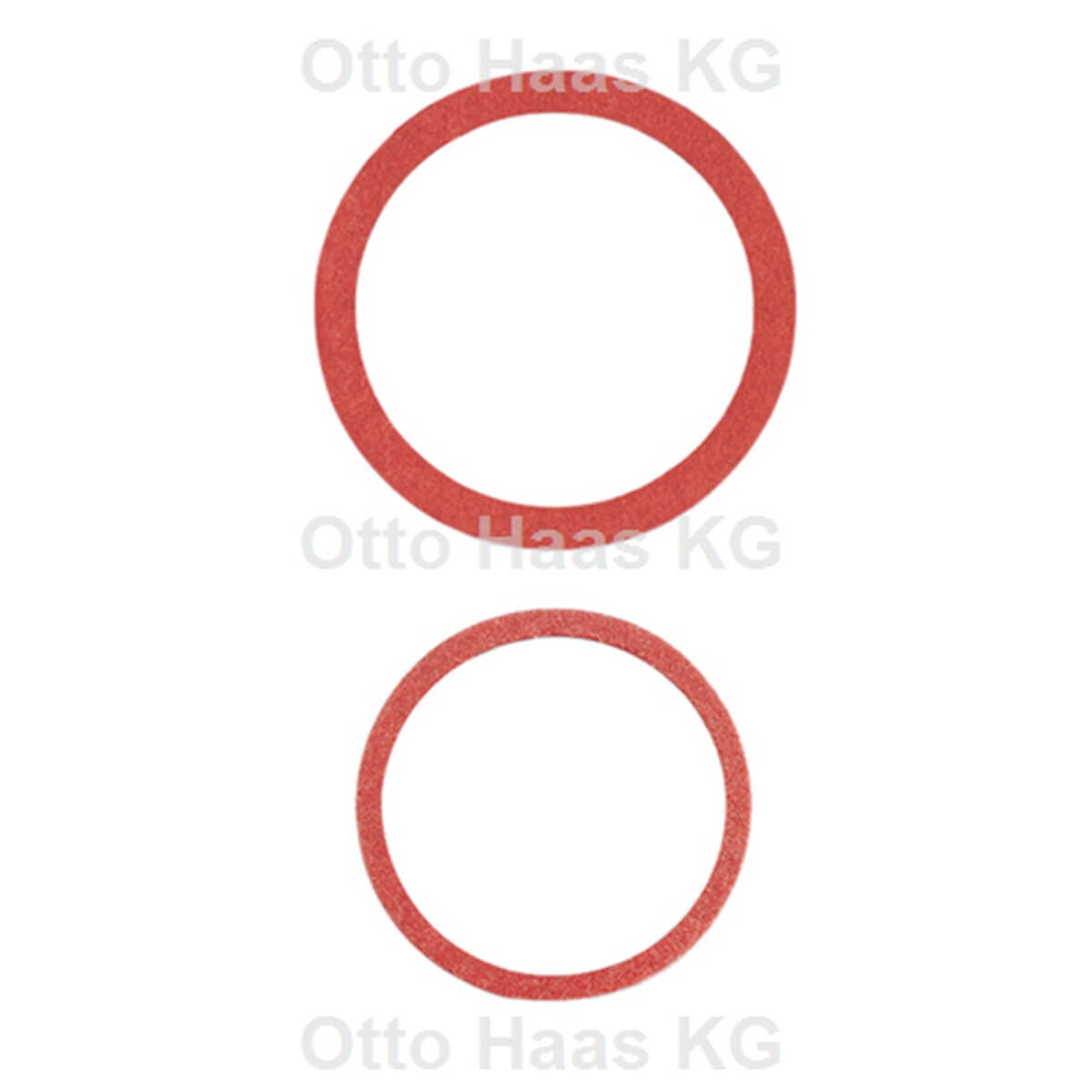 Haas Fiber-Ring 17 x 21 x 1,5 mm rot warm/kalt