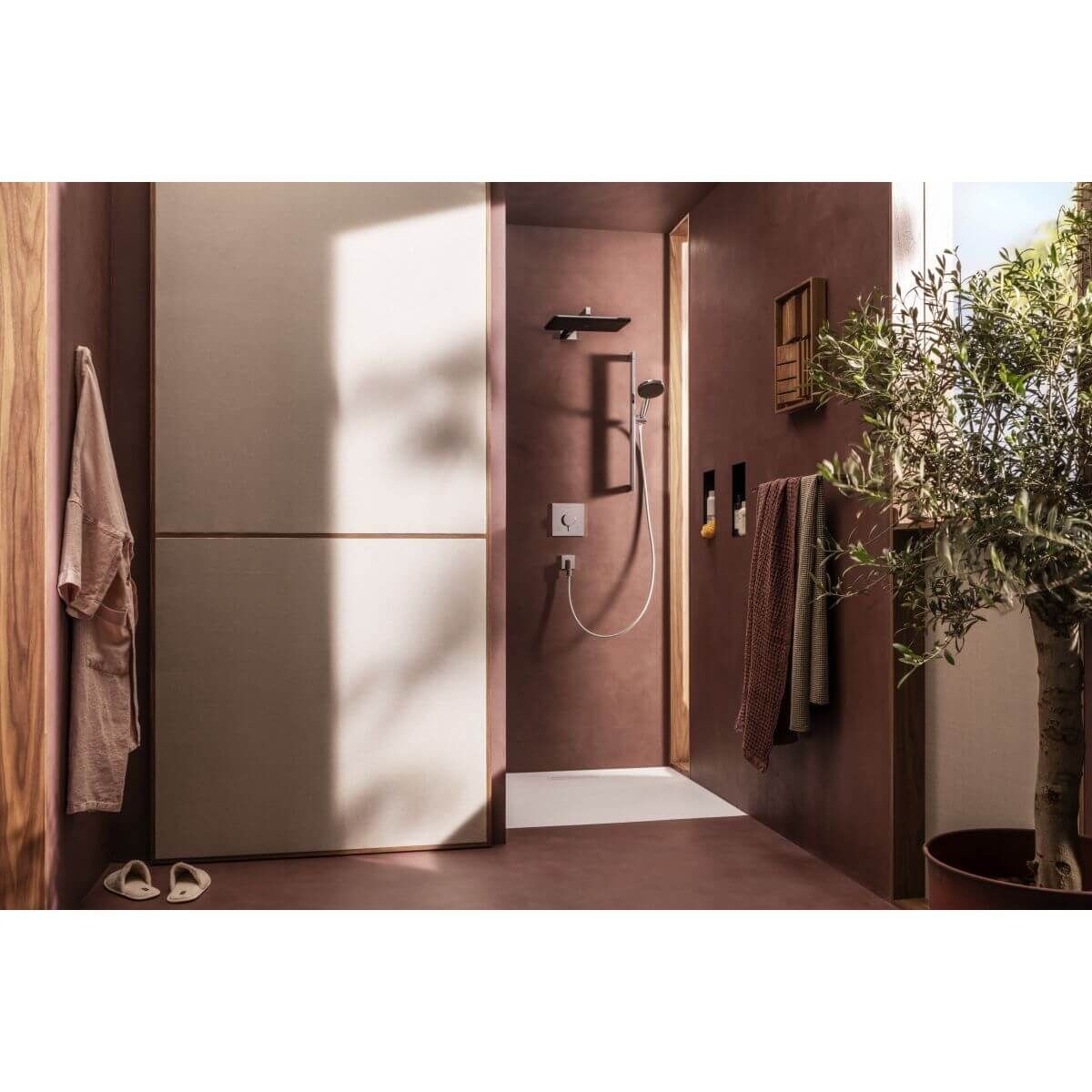 Hansgrohe Thermostat Ecostat Comfort E UP für 2 Verbraucher 24 l/min chrom