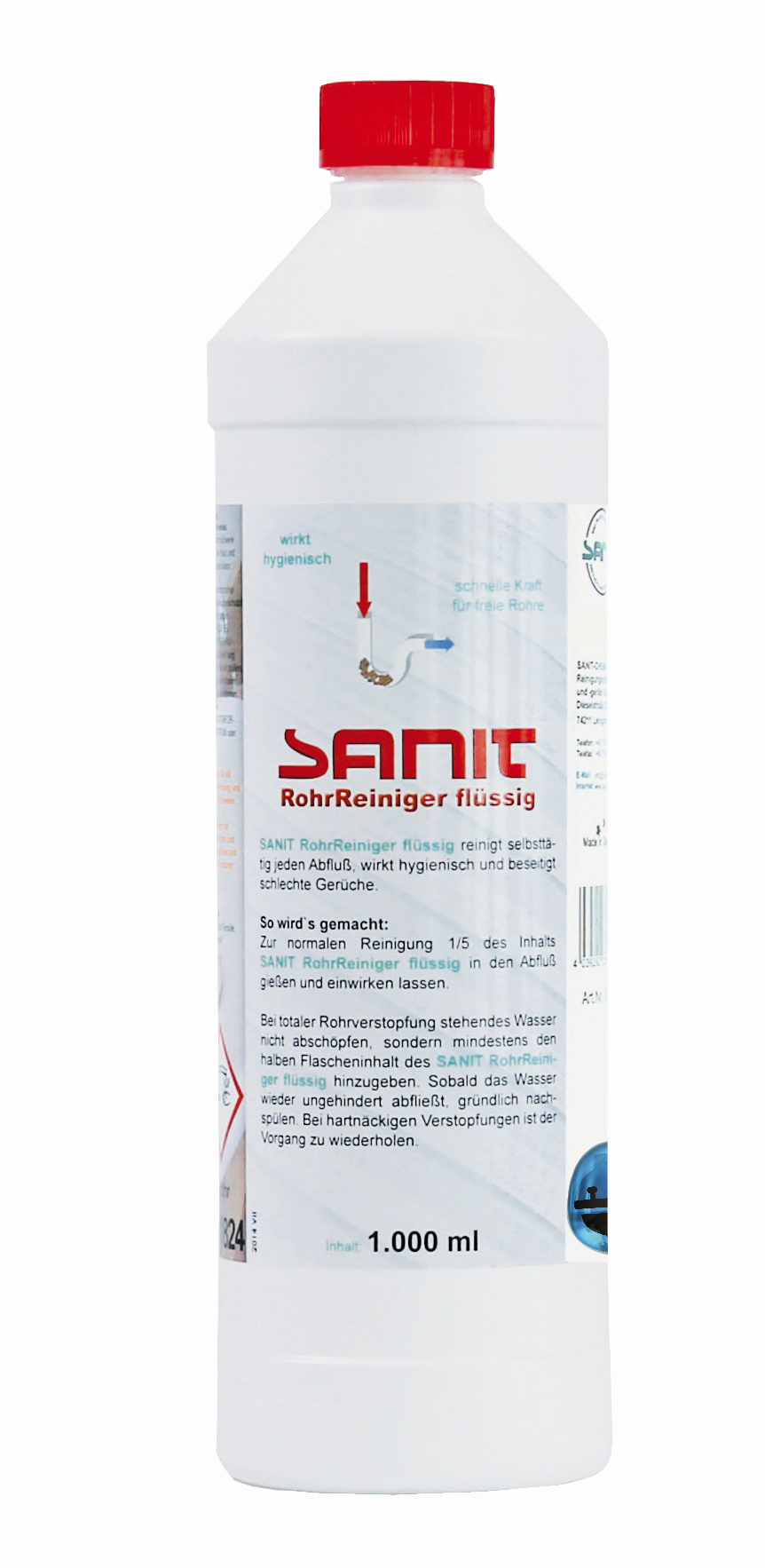 Sanit Rohrreiniger 1000 ml flüssig
