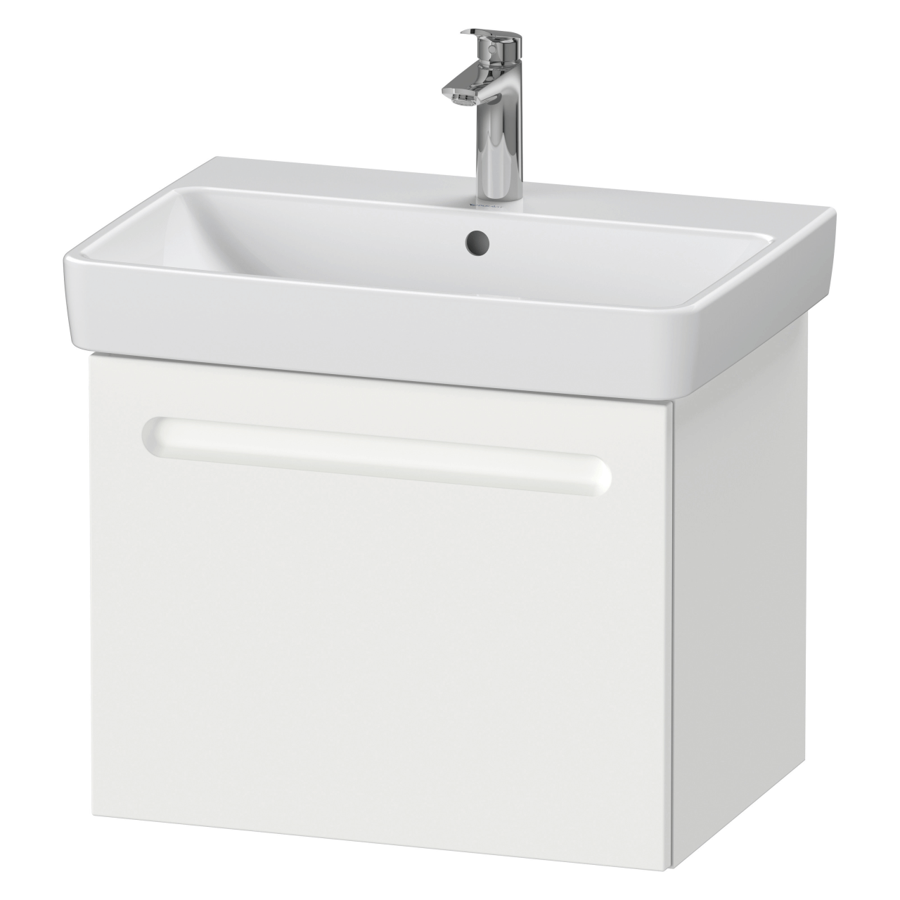 Duravit Waschtischunterschrank No.1 59x42,6x47,8 cm Weiß Matt 1 Auszug