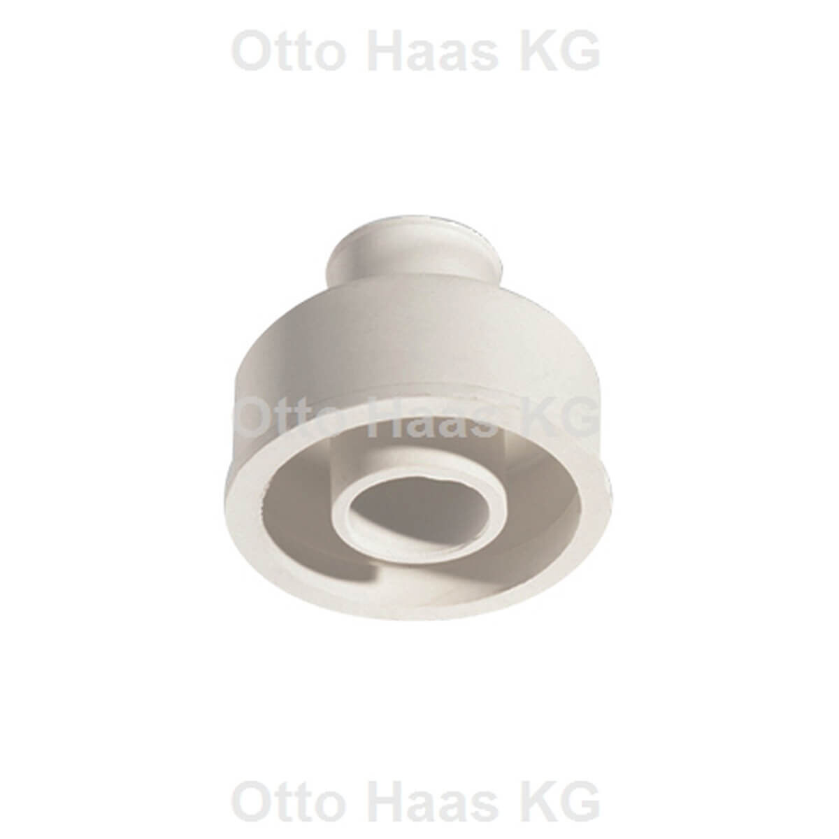 Haas Gummi-Unitas-Manschette 26 x 70 x 55 mm Spülrohr-Ø 28 mm weiß gerade