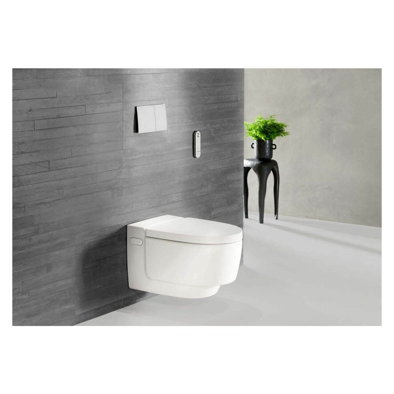 Geberit Dusch-WC AquaClean Mera Comfort, mit Sitzheizung & Fernbedienung, Weiß