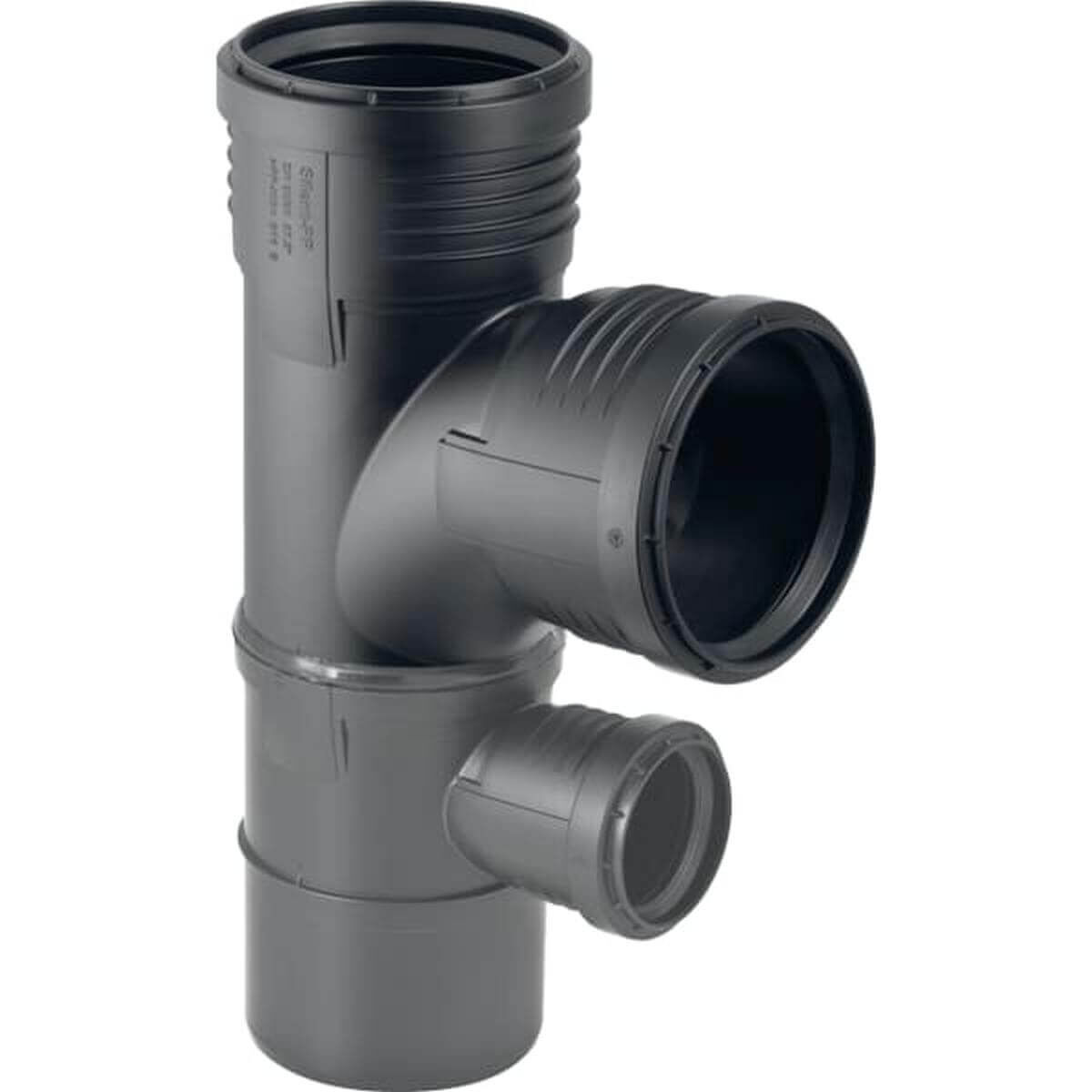 Geberit Doppelabzweig Silent PP DN 100/100/50 87,5° schalloptimiert