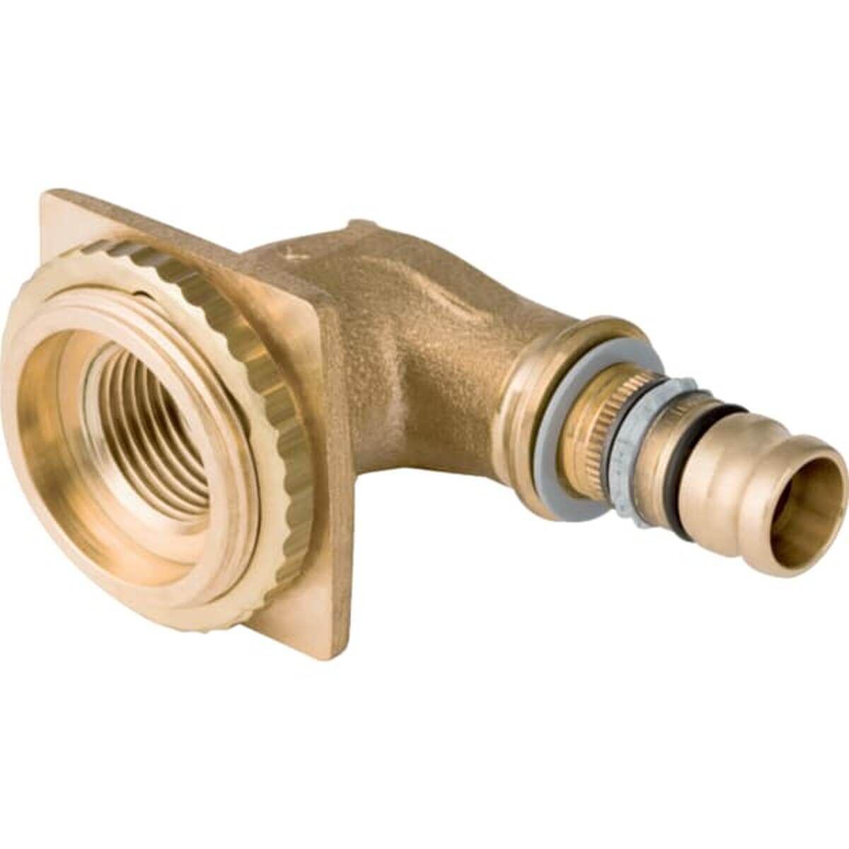 Geberit Anschlusswinkel Mepla 16 mm x Rp 1/2 90° für UP-Spülkasten Rotguss