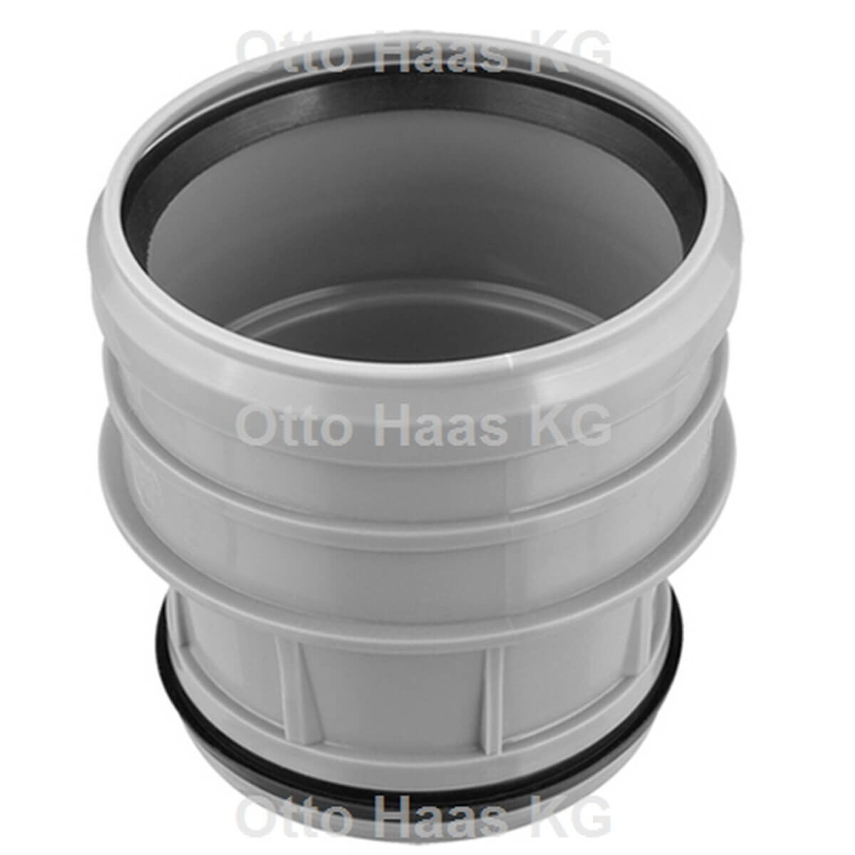 Haas Steckmuffe OHA RDST DN 110/110 grau DIN 4102-B2