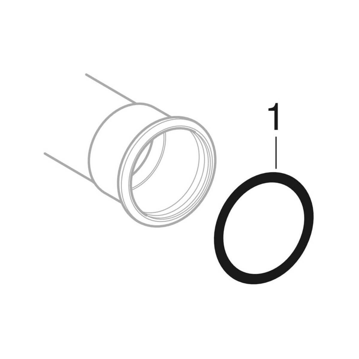 Geberit Flansch Mapress Therm DN 80 Ø 88,9 mm Länge 12,1 cm PN 6