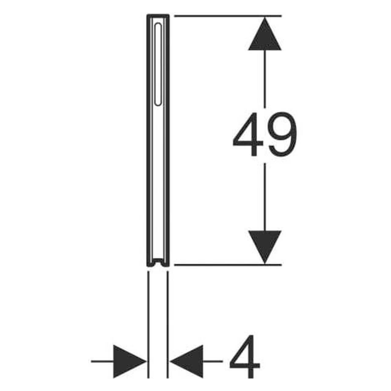 Geberit Fußstützen Kombifix für Wand-WC/Bidet 2 Stück verzinkt