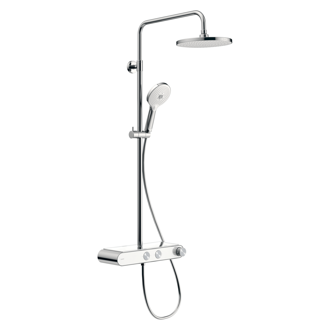 Duravit Duschsystem Shelf 1050 mit AP-Thermostat Weiß (TH4380008005)