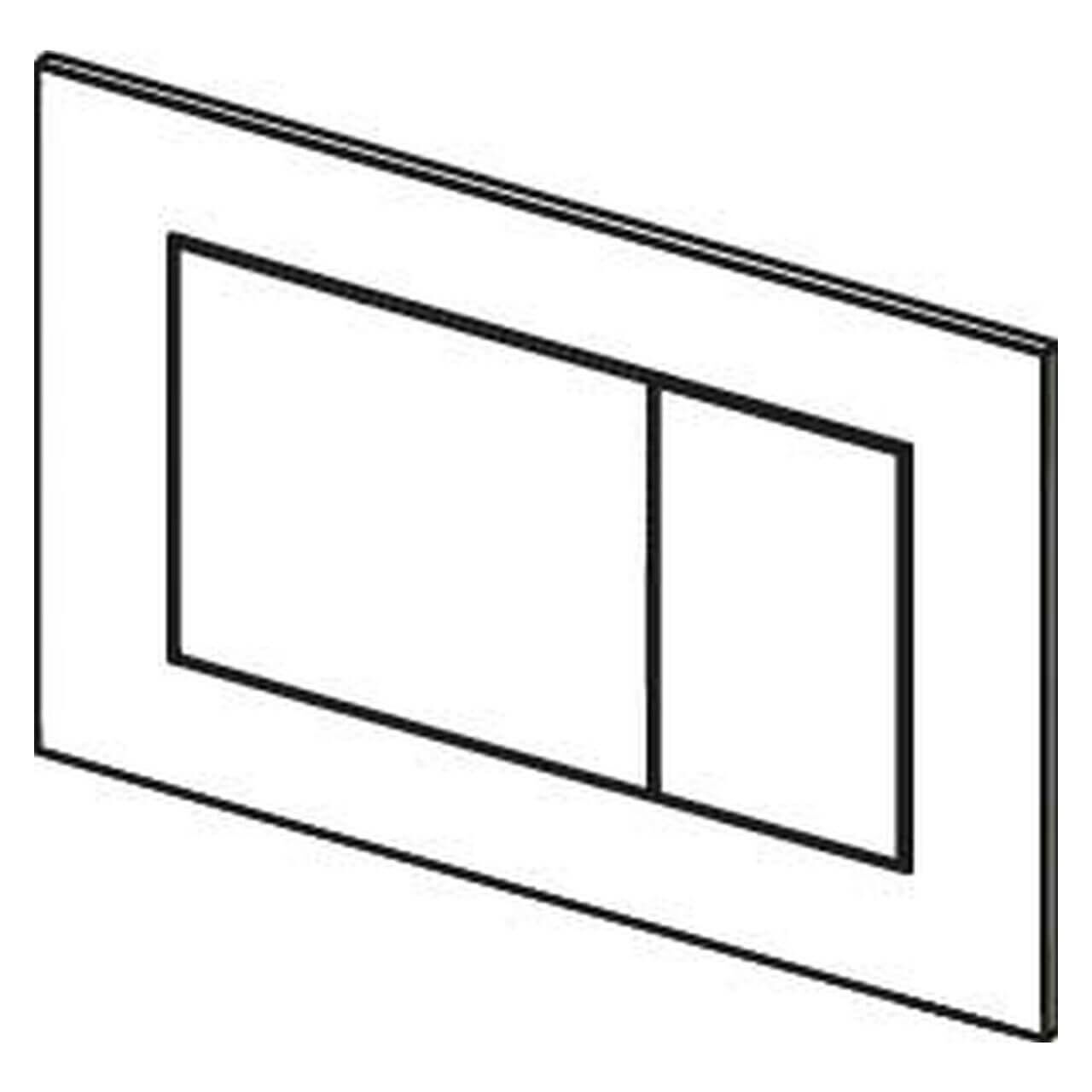 Tece WC-Betätigungsplatte Tecenow Chrom matt