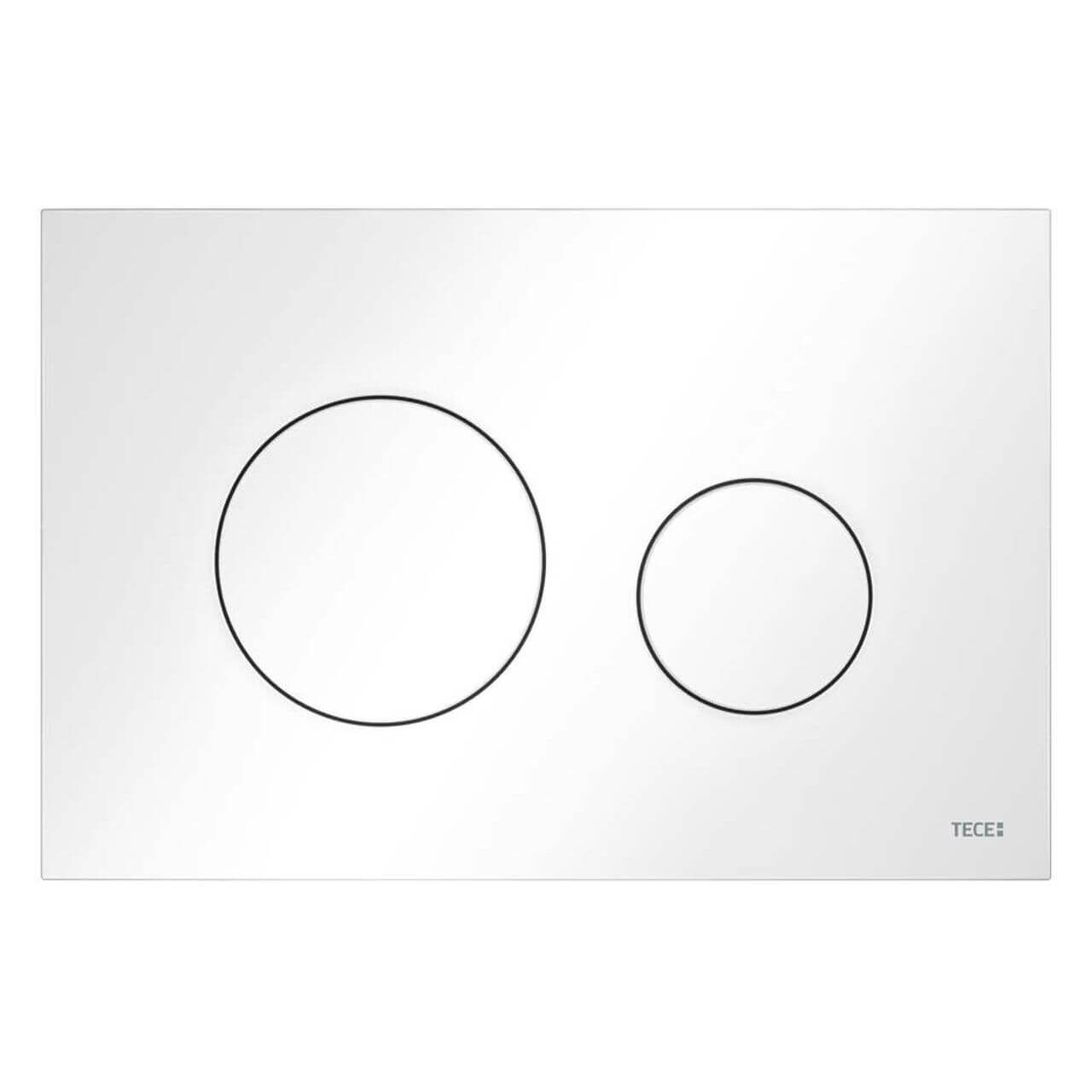 Tece WC-Betätigungsplatte Teceloop Weiß, Kunststoff