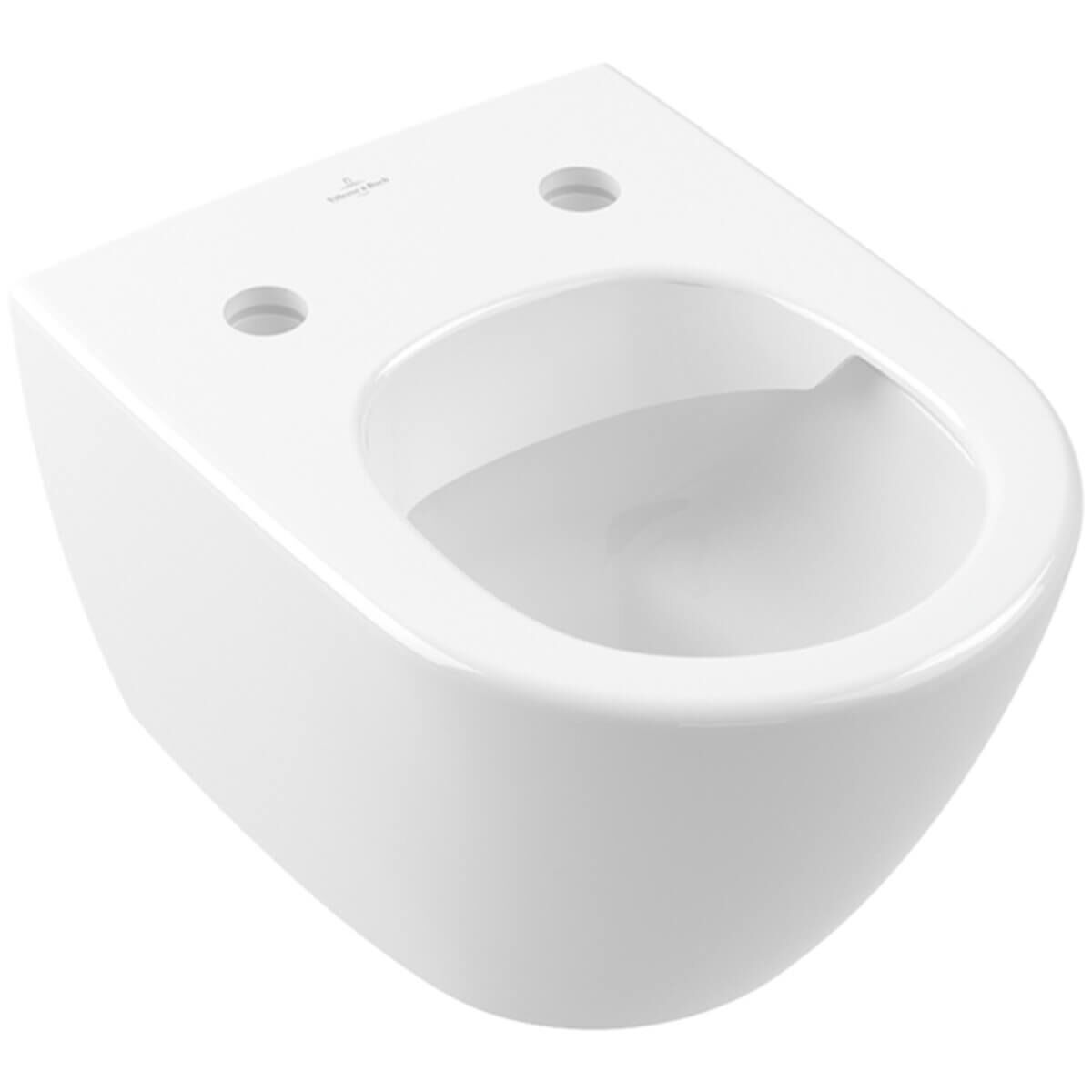Villeroy & Boch Wand-Tiefspül-WC Subway 2.0 C-Plus Compact DirectFlush Weiß